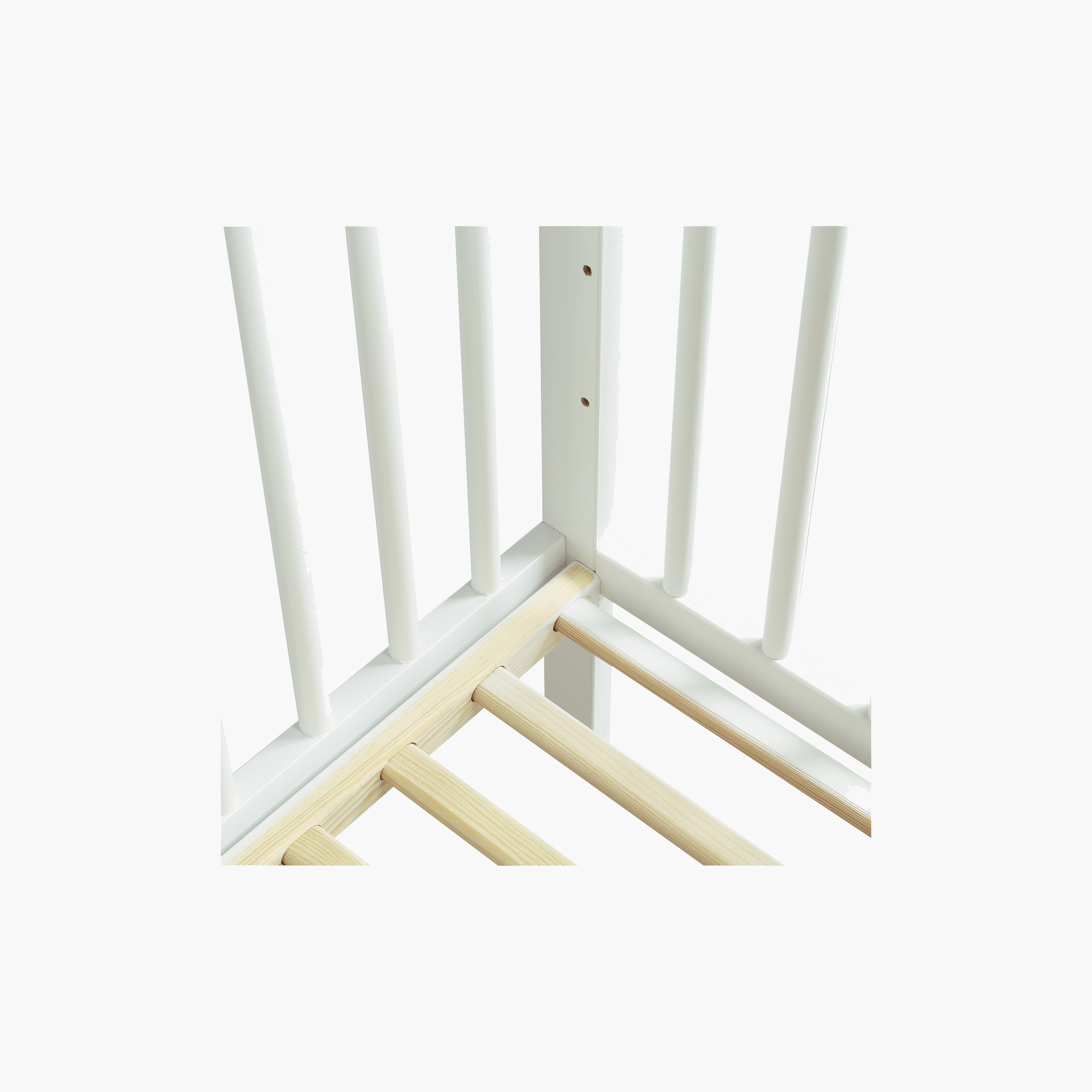 Kinder Valley Sydney Cot - White - 120 x 60 cm-baby-nursery-furniture-cribsandbeds-babycribs-image-4
