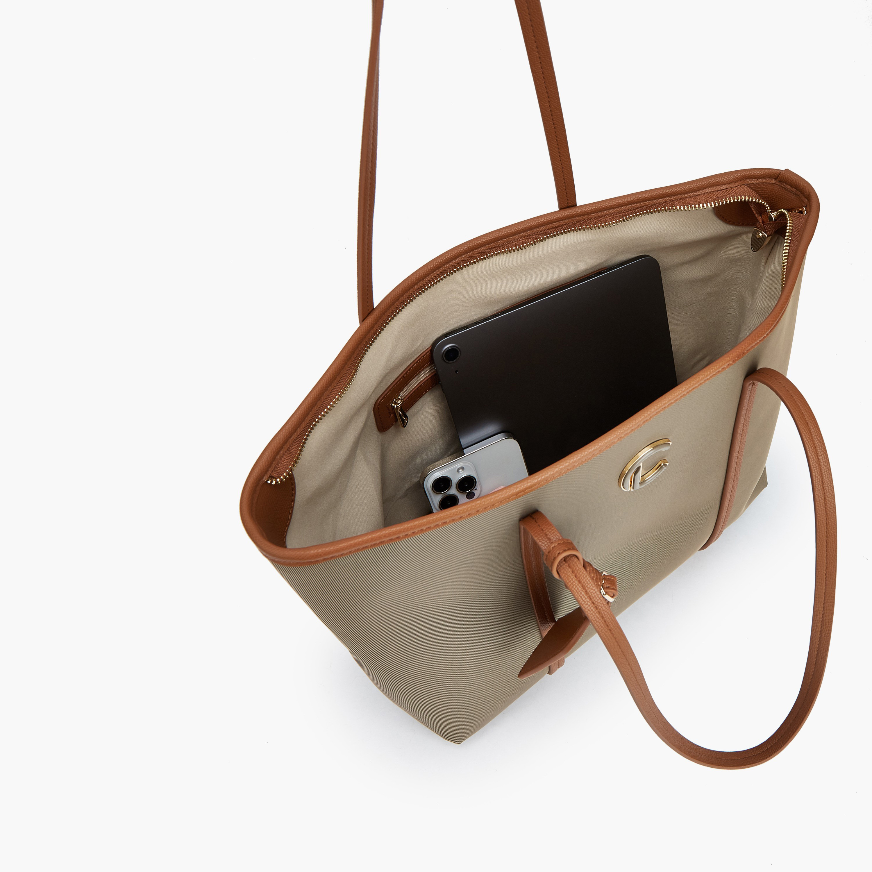 شنطة توتي بارزة الملمس بمقابض مزدوجة من لو كونفورت-women-bagsandwallets-handbags-image-7