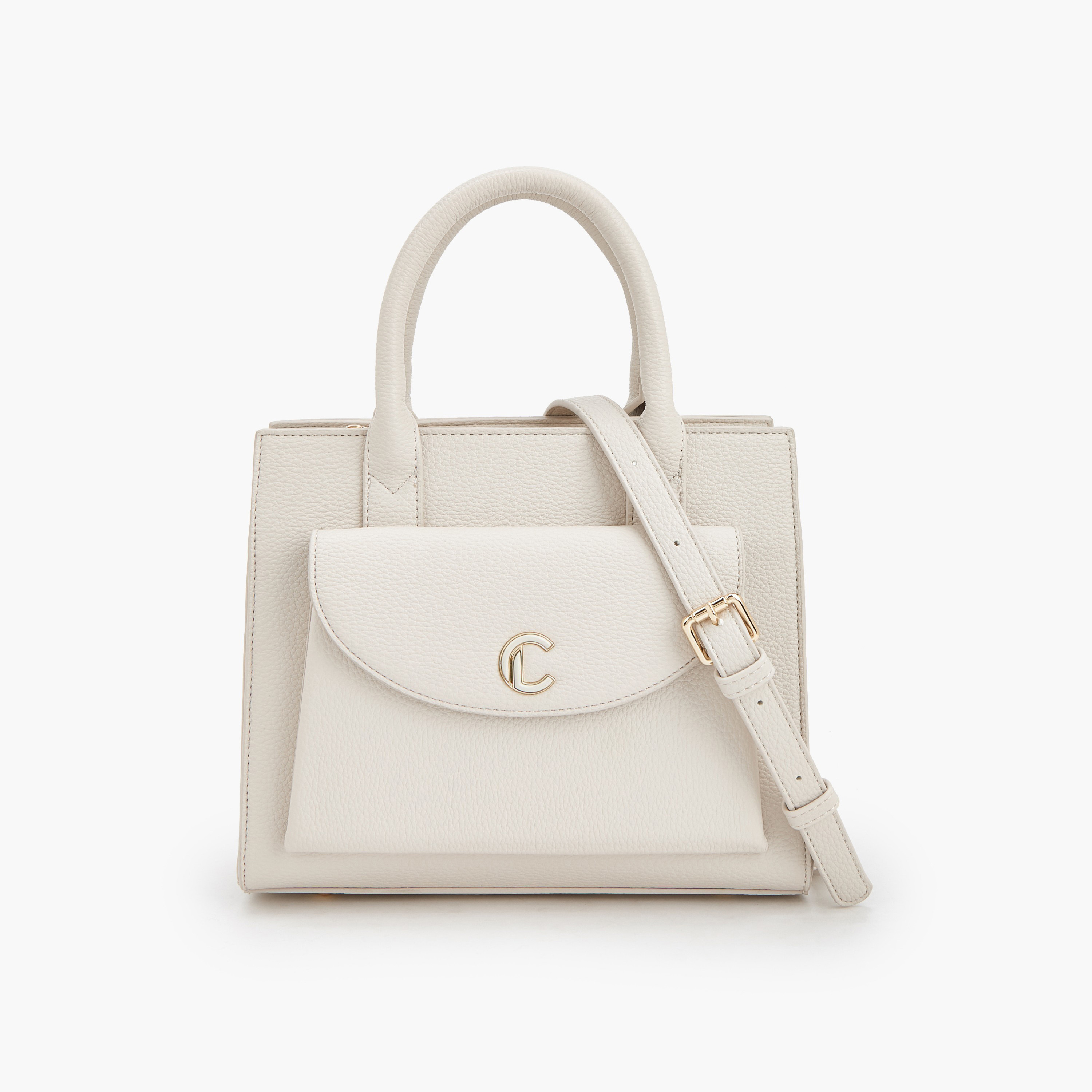 Le Confort Textured Tote Bag with Double Handle-women-bagsandwallets-handbags-image-1