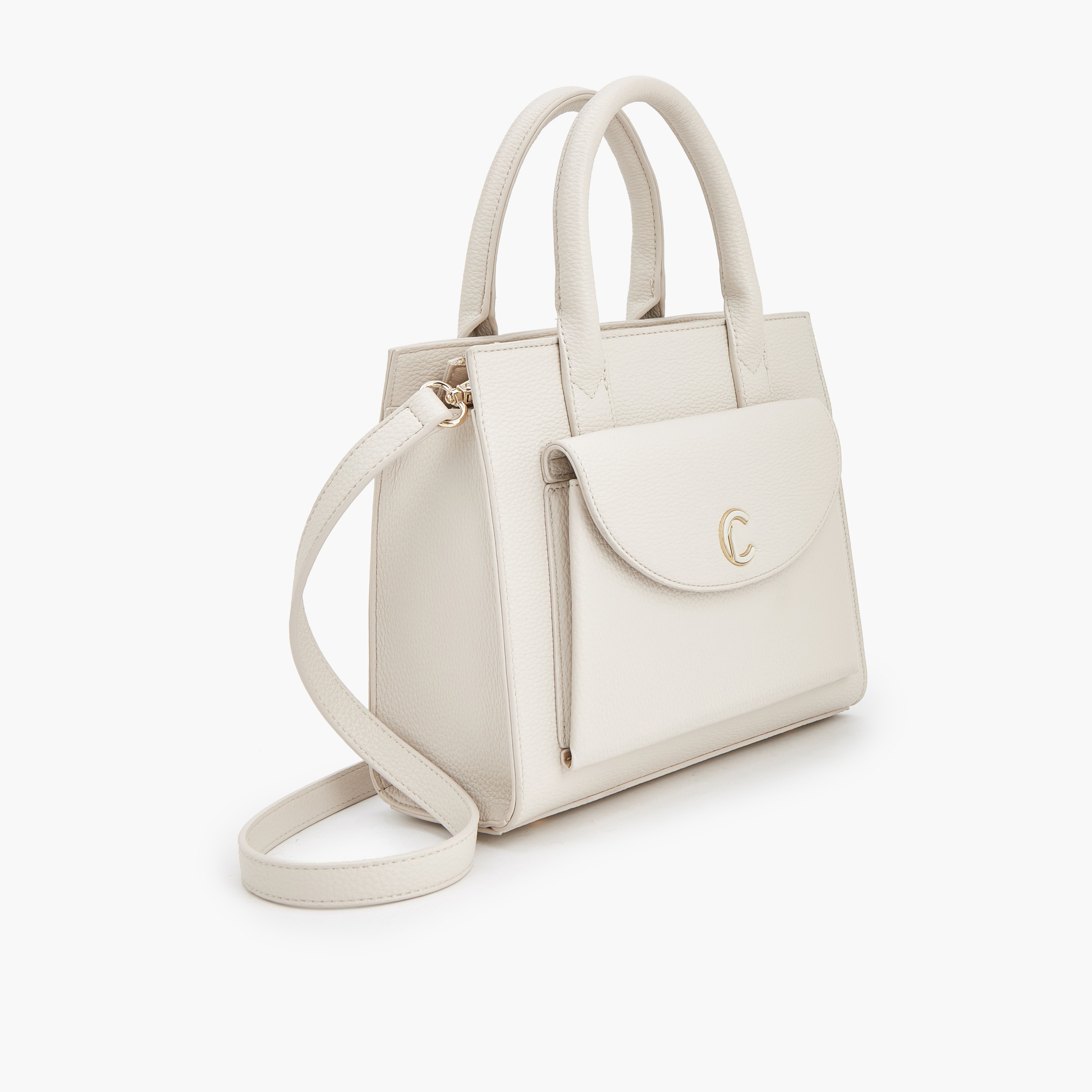 Le Confort Textured Tote Bag with Double Handle-women-bagsandwallets-handbags-image-3