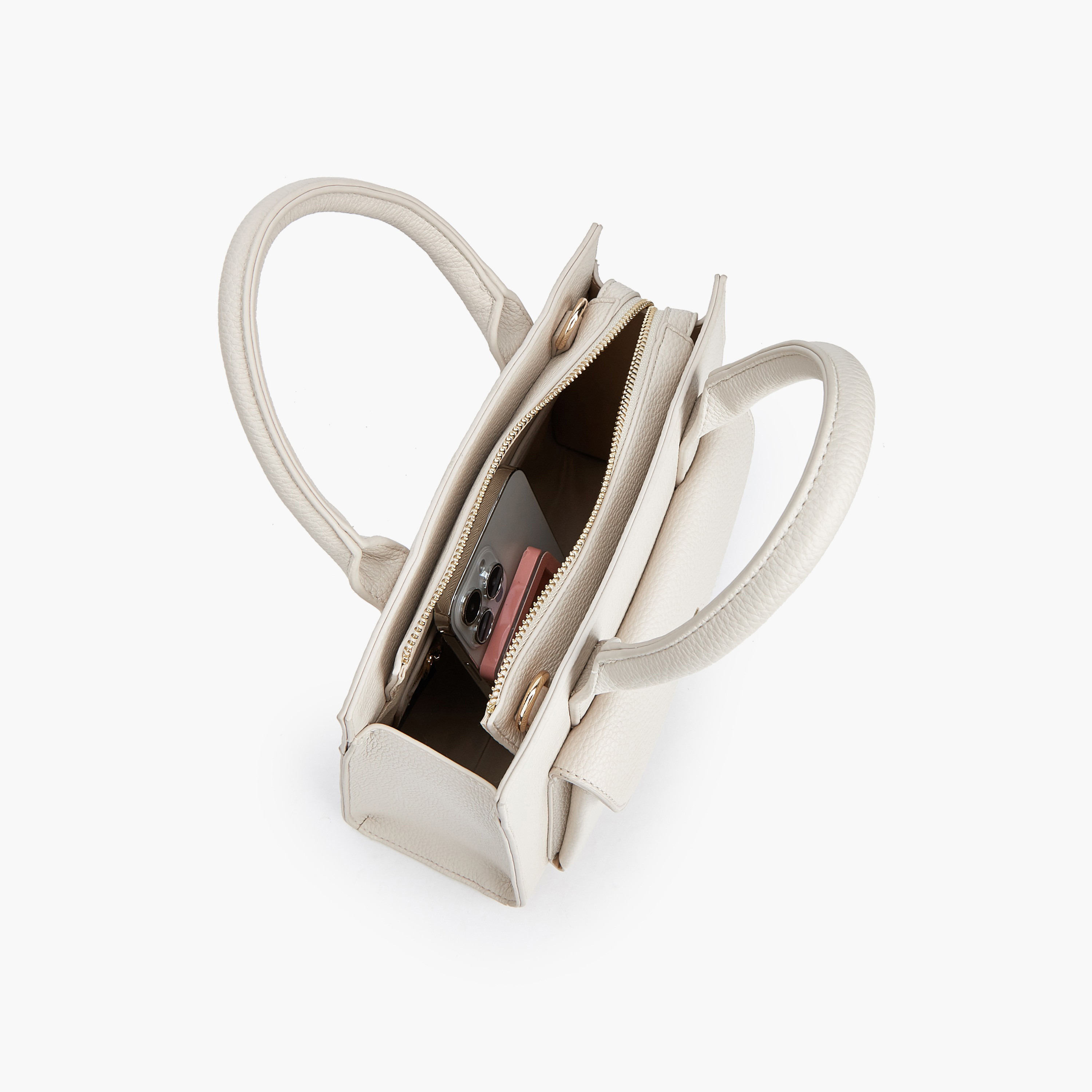 Le Confort Textured Tote Bag with Double Handle-women-bagsandwallets-handbags-image-7