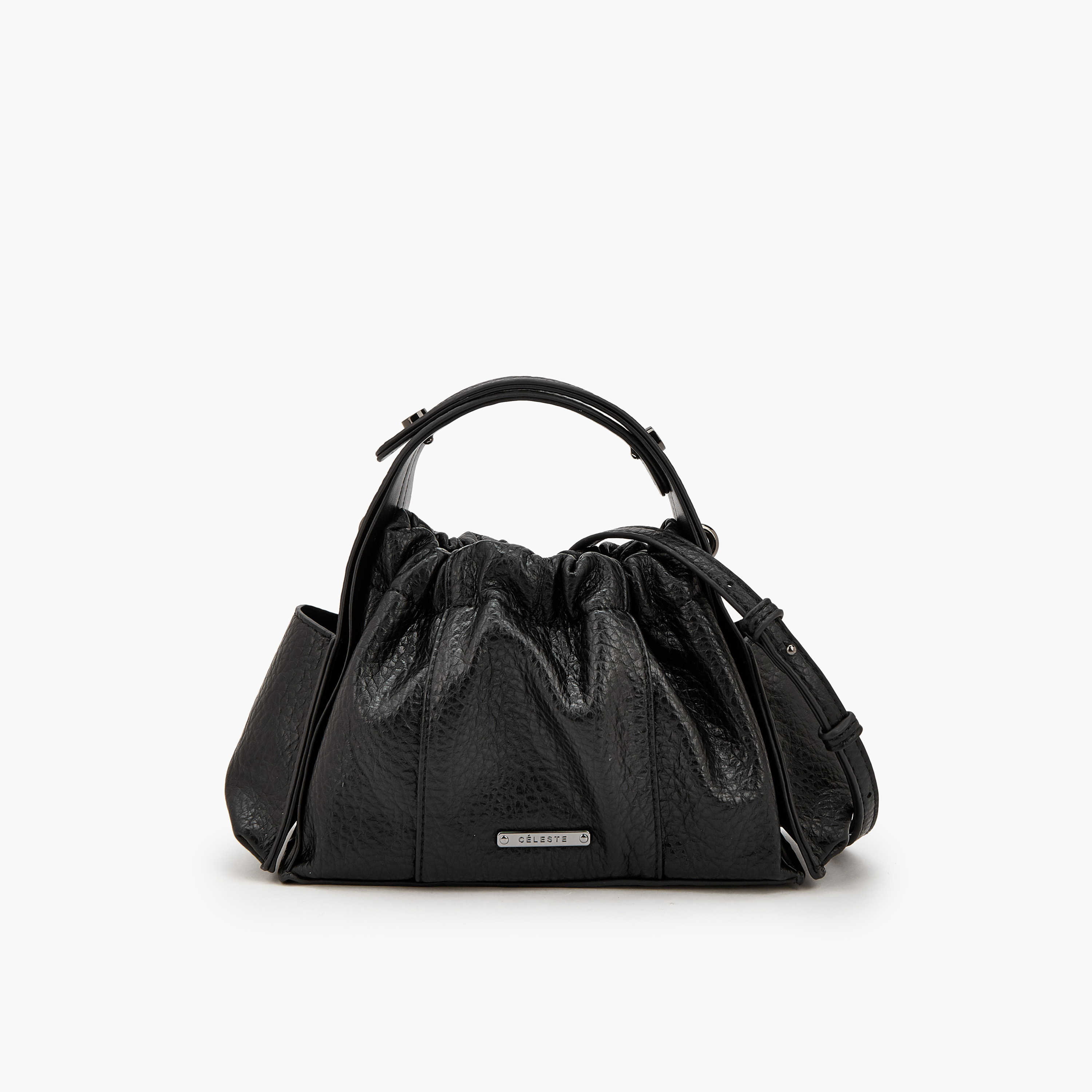 شنطة هوبو بارزة الملمس بحزام قابل للفصل من سيليست-women-bagsandwallets-handbags-image-1