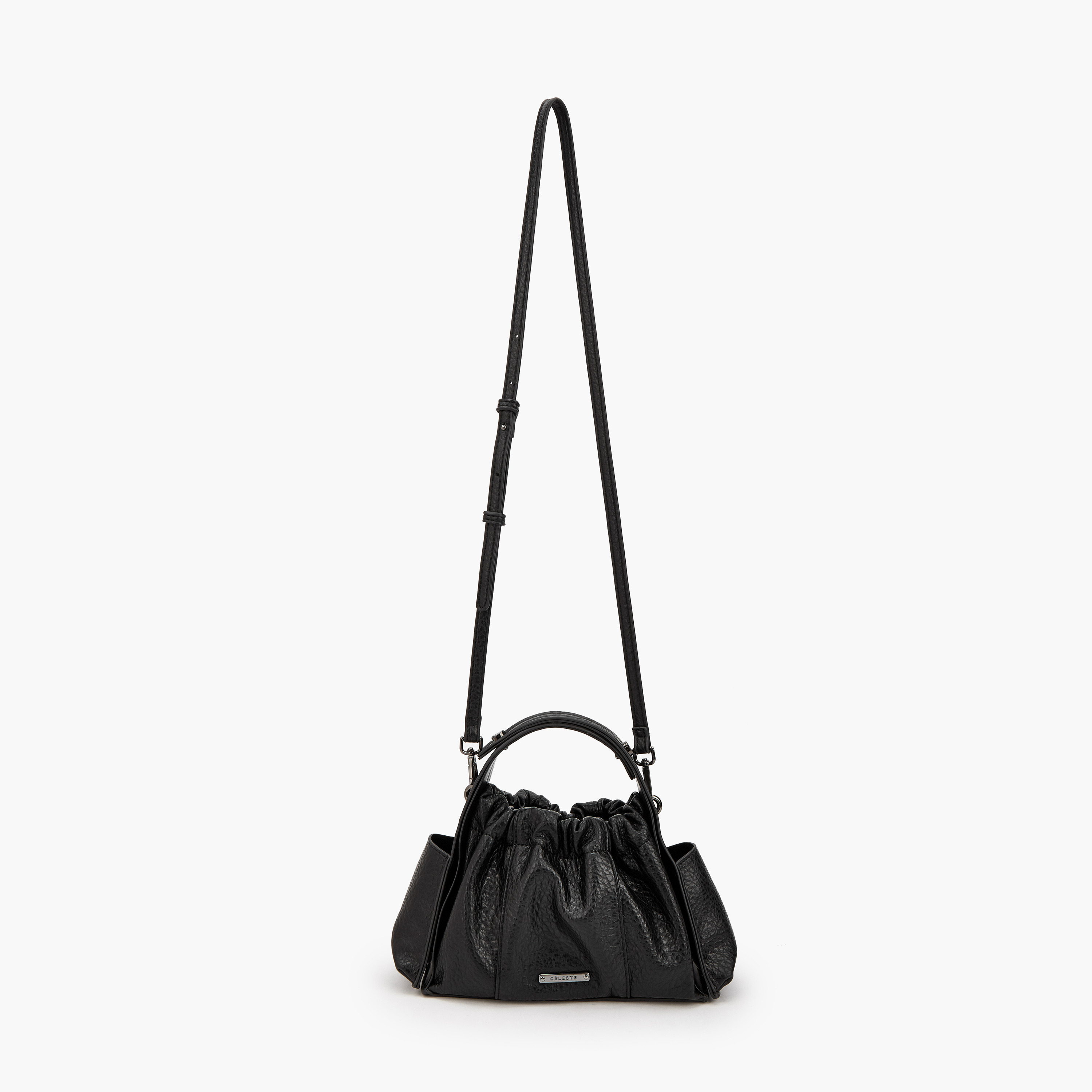شنطة هوبو بارزة الملمس بحزام قابل للفصل من سيليست-women-bagsandwallets-handbags-image-2