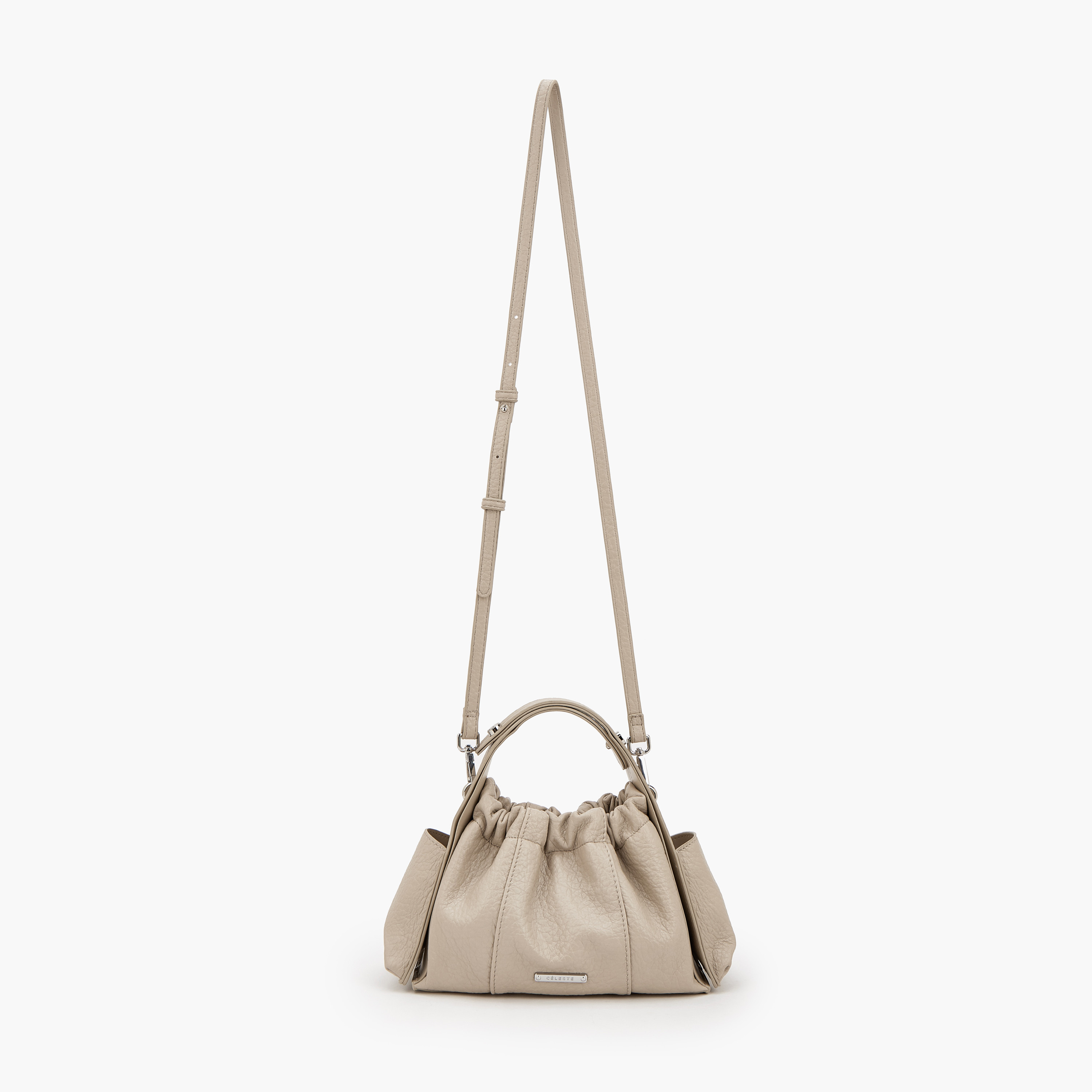 Celeste Textured Hobo Bag with Detachable Strap-women-bagsandwallets-handbags-image-2