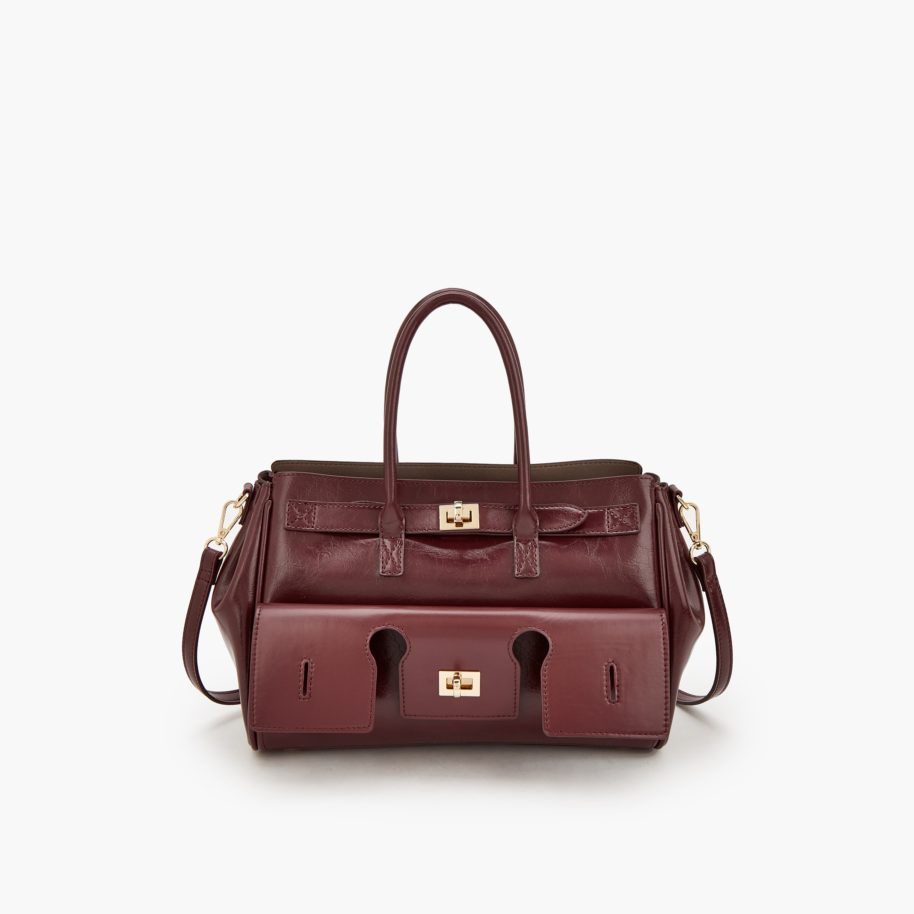 Celeste Solid Tote Bag with Detachable Strap-women-bagsandwallets-handbags-image-1