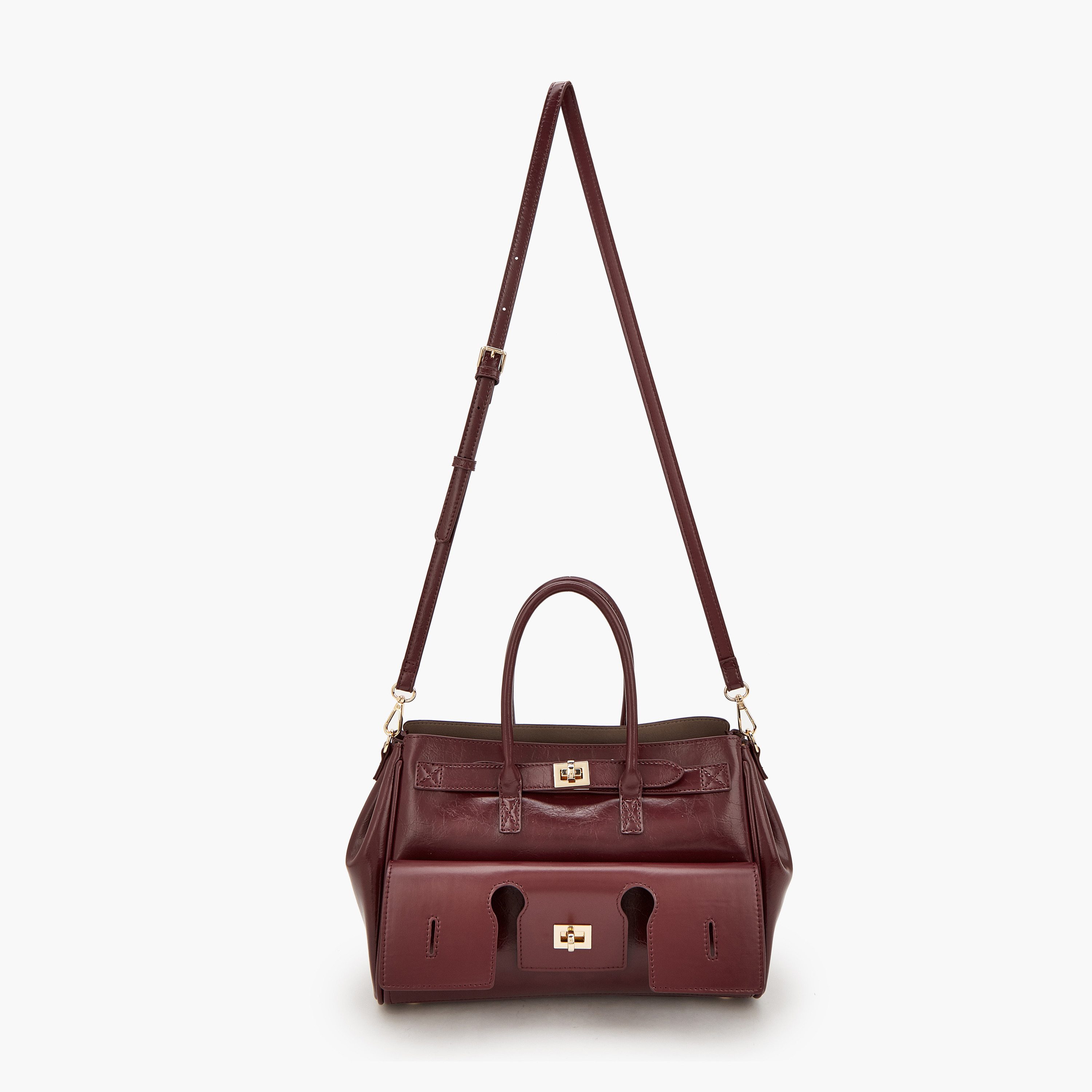 Celeste Solid Tote Bag with Detachable Strap-women-bagsandwallets-handbags-image-2