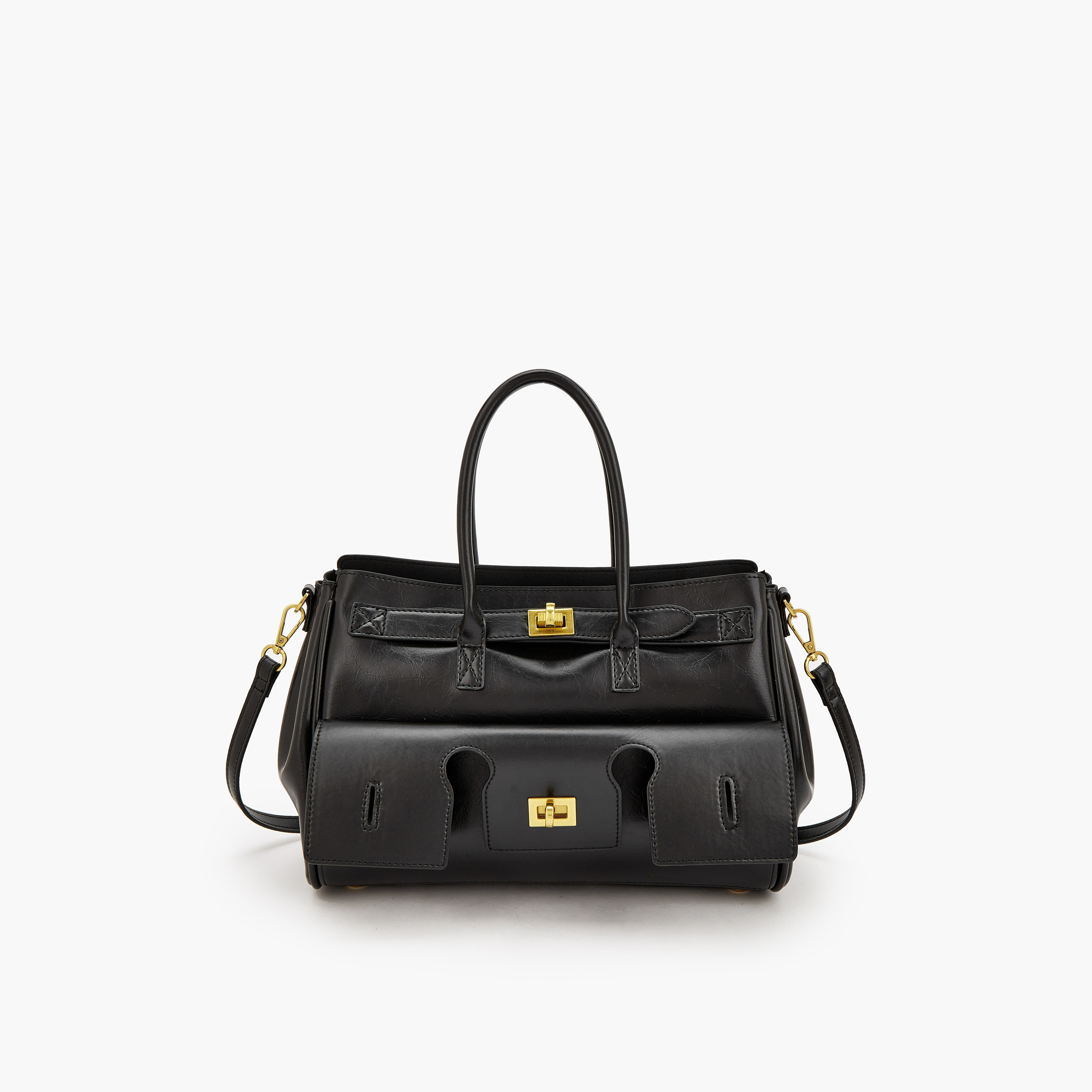 Celeste Solid Tote Bag with Detachable Strap-women-bagsandwallets-handbags-image-1