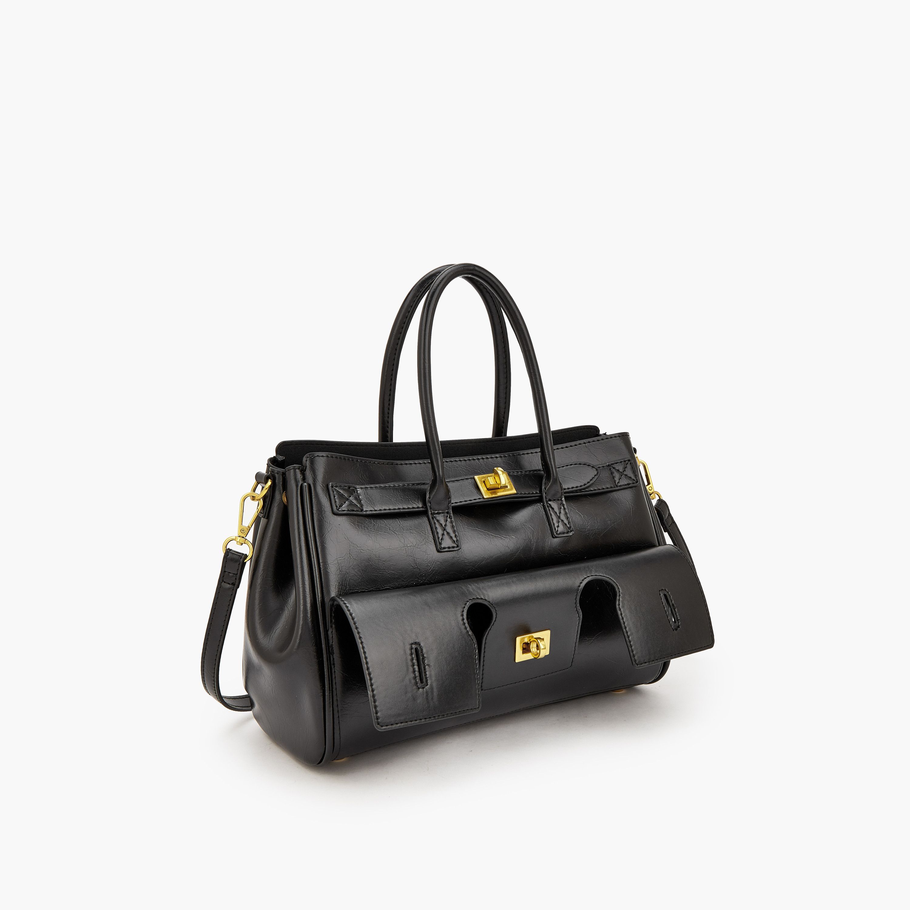 Celeste Solid Tote Bag with Detachable Strap-women-bagsandwallets-handbags-image-3