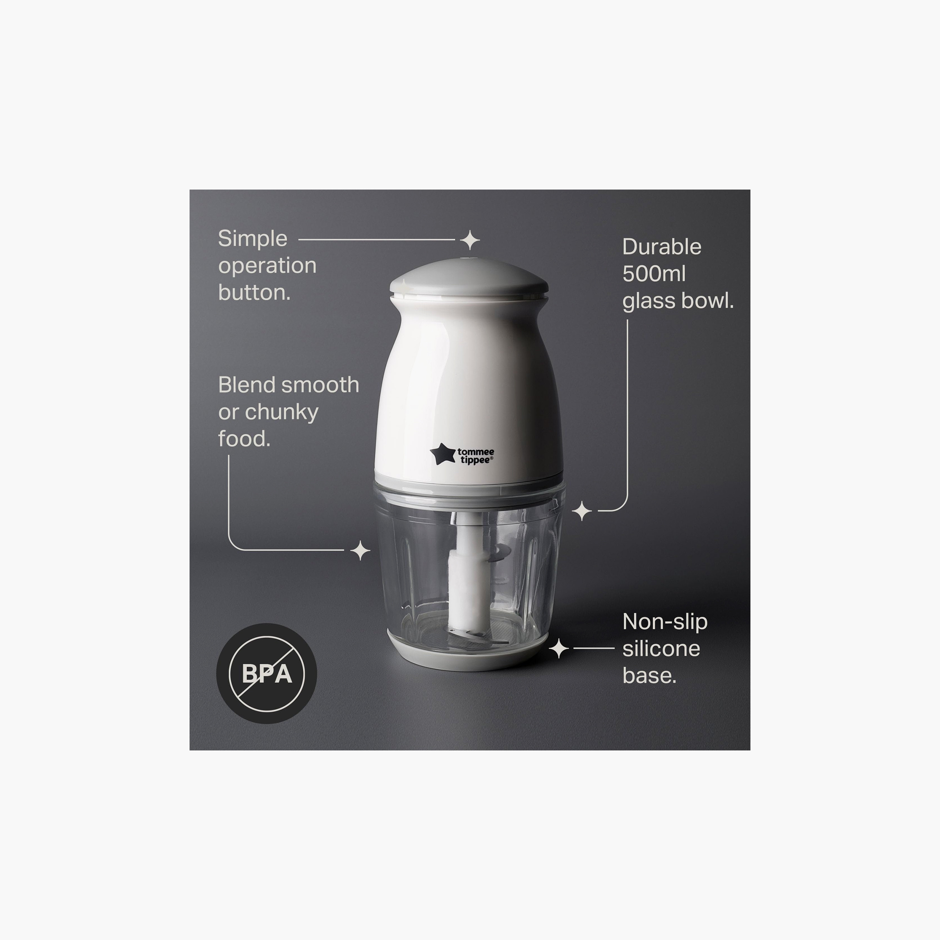 Tommee Tippee Baby Food Processor with 200W Motor-baby-feeding-babyfoodprocessors-image-4
