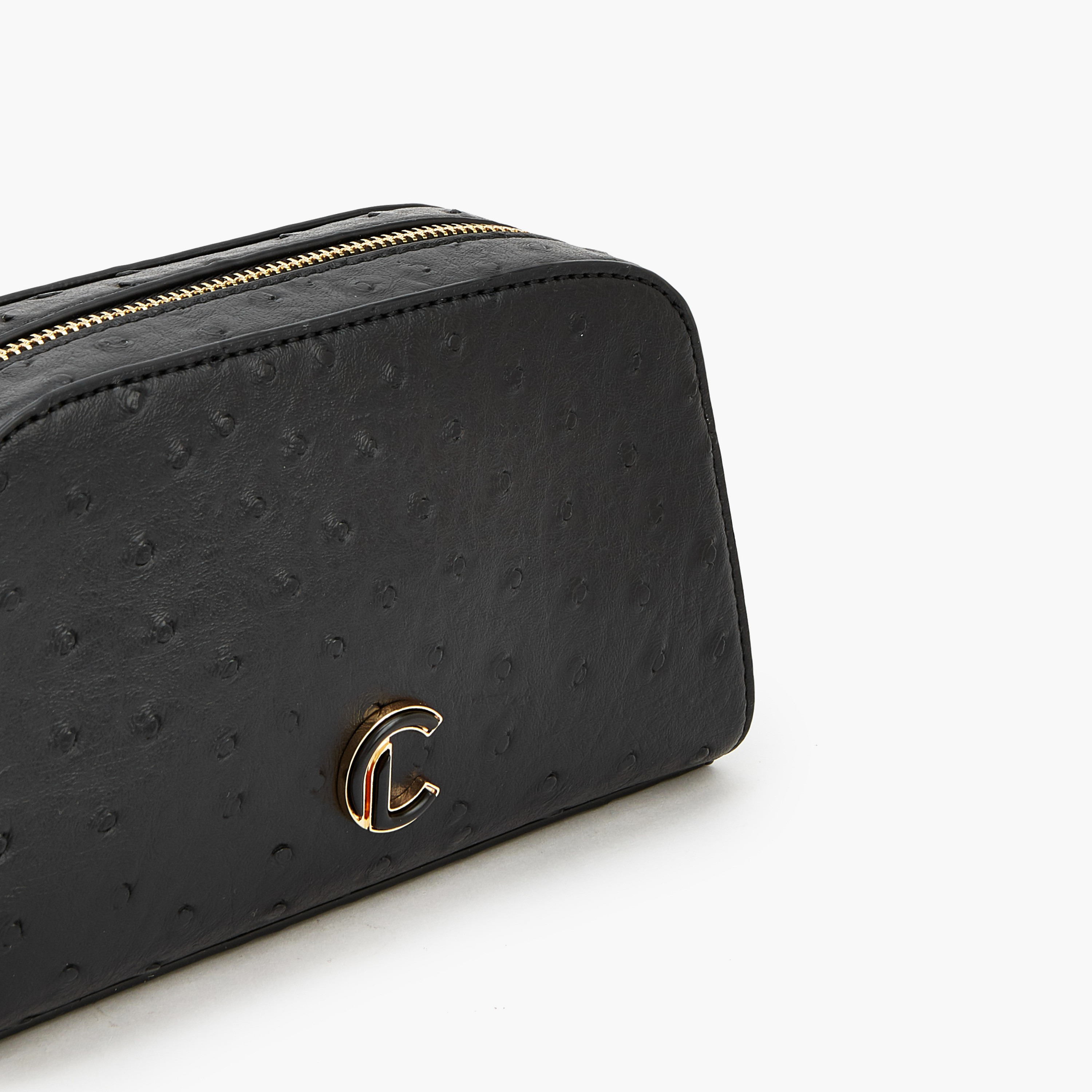 شنطة كروس بودي بارزة الملمس بسحاب إغلاق من لو كونفورت-women-bagsandwallets-handbags-image-4