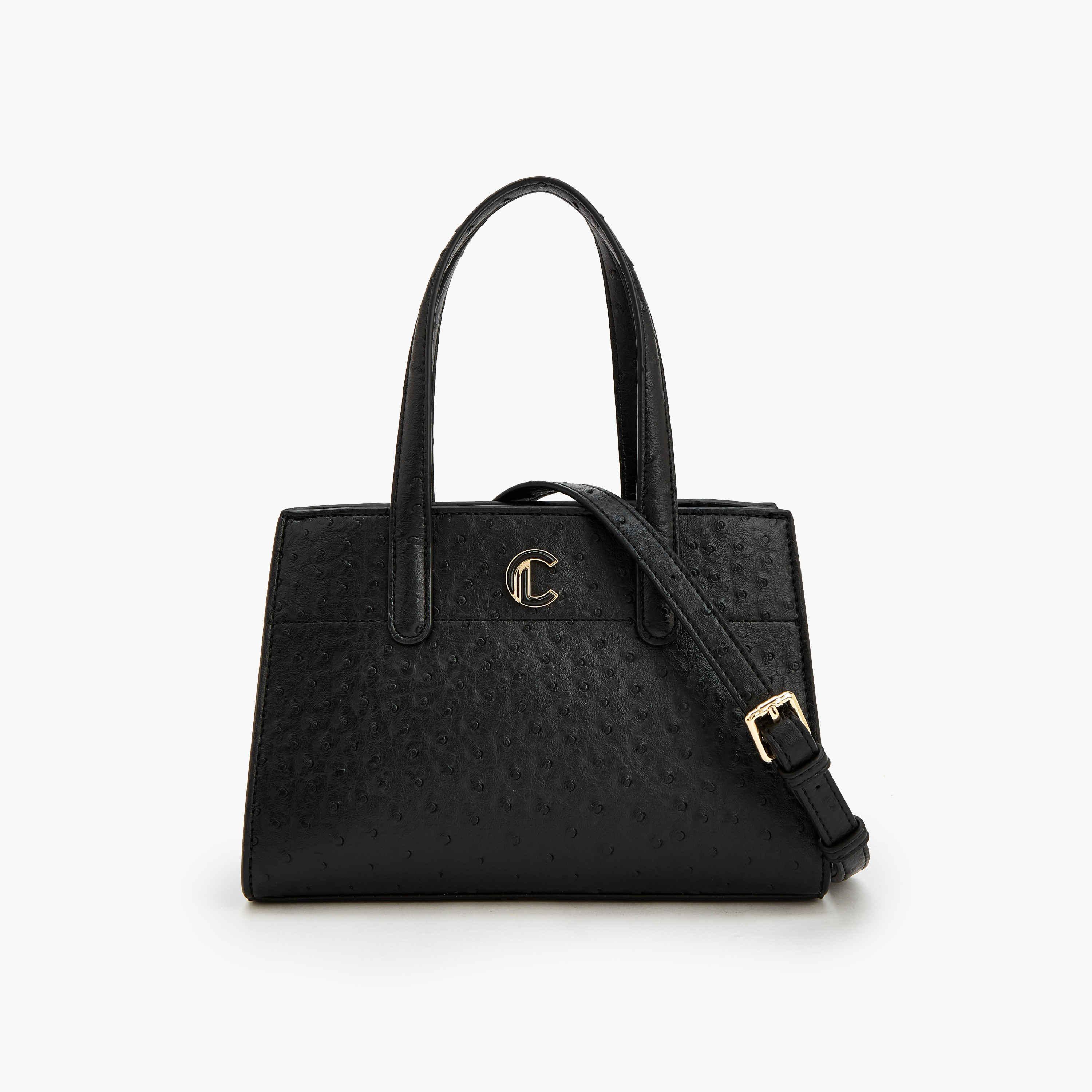 Le Confort Textured Tote Bag with Detachable Strap-women-bagsandwallets-handbags-image-1