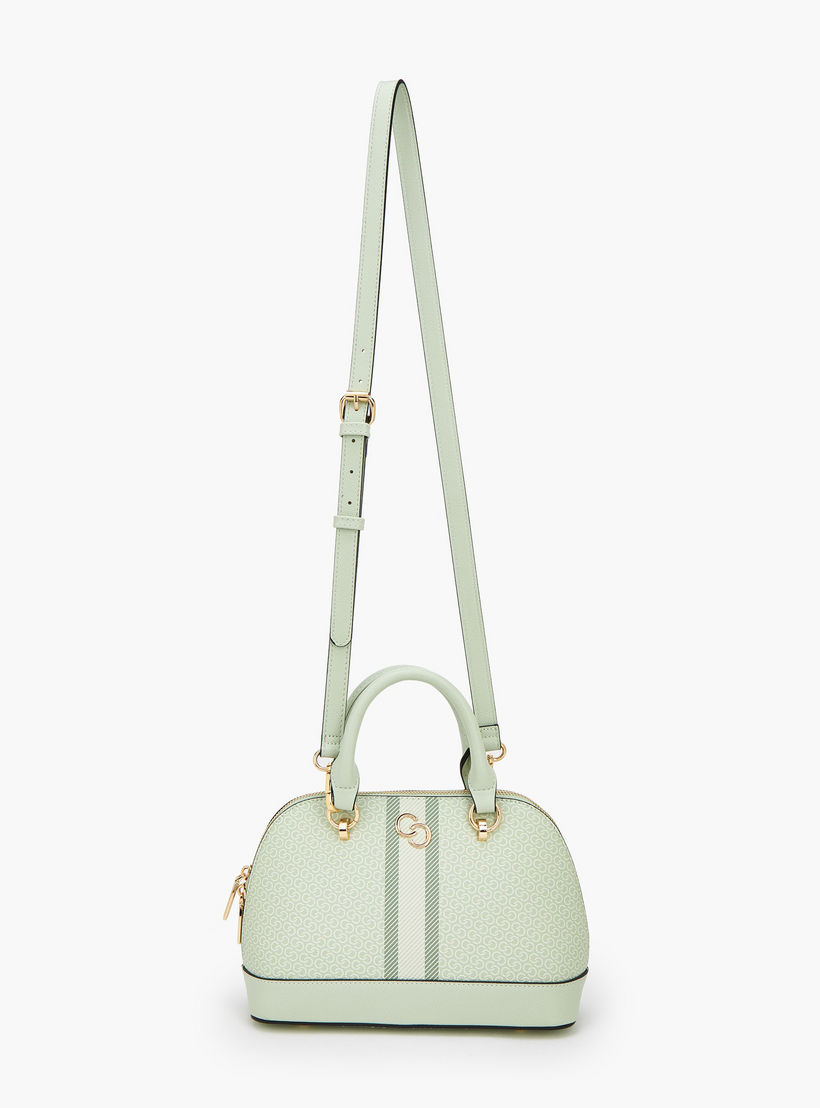 شنطة قبة بمقبض مزدوج وطبعات مونوجرام من سيليست-women-bagsandwallets-handbags-image-3