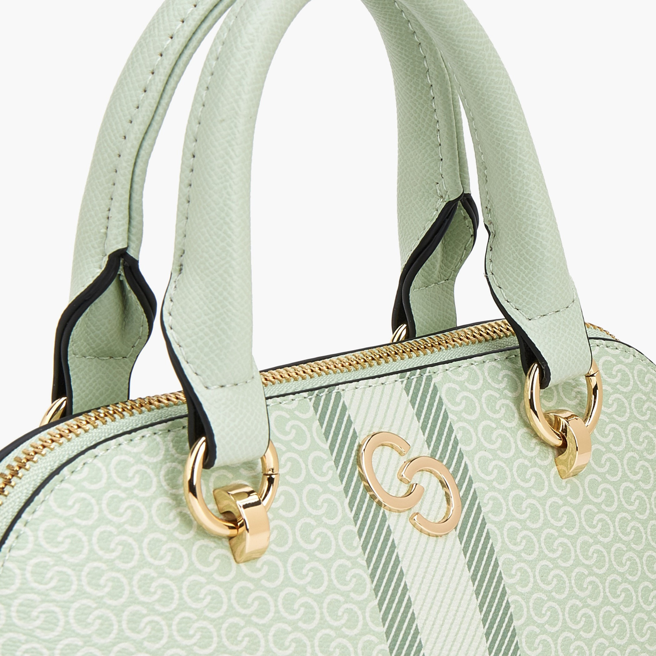 شنطة قبة بمقبض مزدوج وطبعات مونوجرام من سيليست-women-bagsandwallets-handbags-image-5