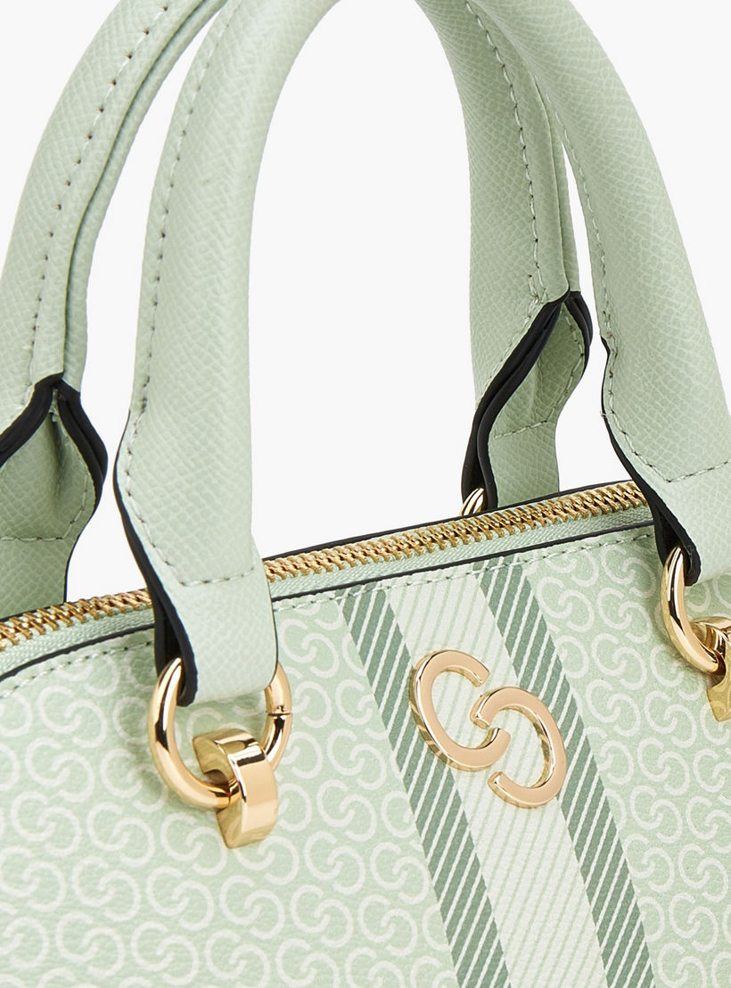 شنطة قبة بمقبض مزدوج وطبعات مونوجرام من سيليست-women-bagsandwallets-handbags-image-5
