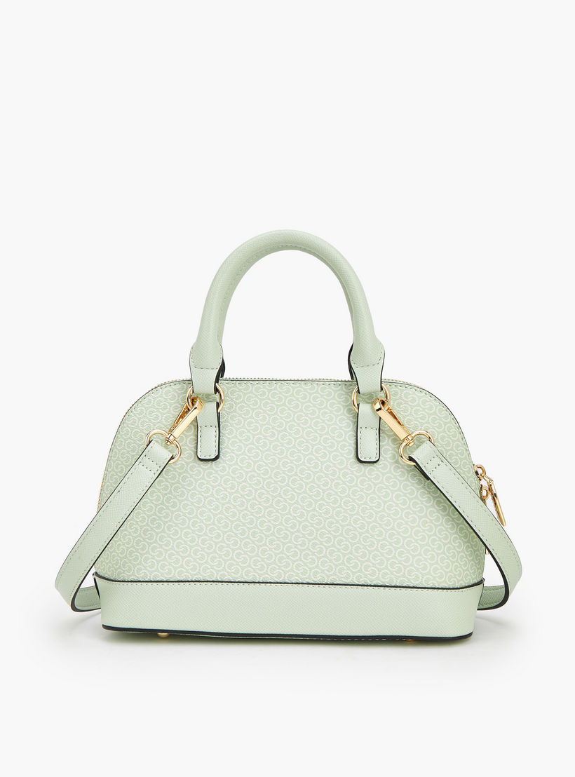 شنطة قبة بمقبض مزدوج وطبعات مونوجرام من سيليست-women-bagsandwallets-handbags-image-6