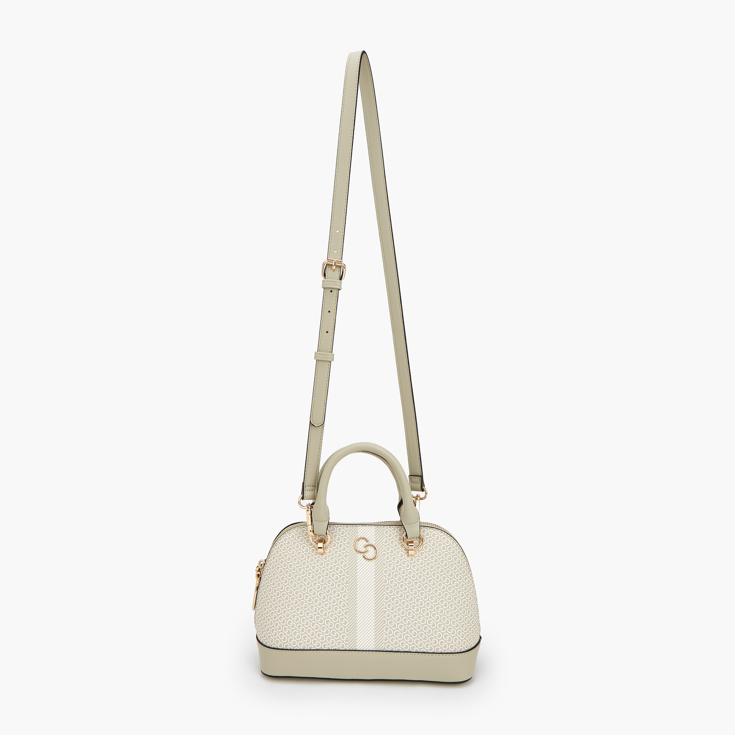 Celeste Monogram Print Dome Bag with Double Handle-women-bagsandwallets-handbags-image-3