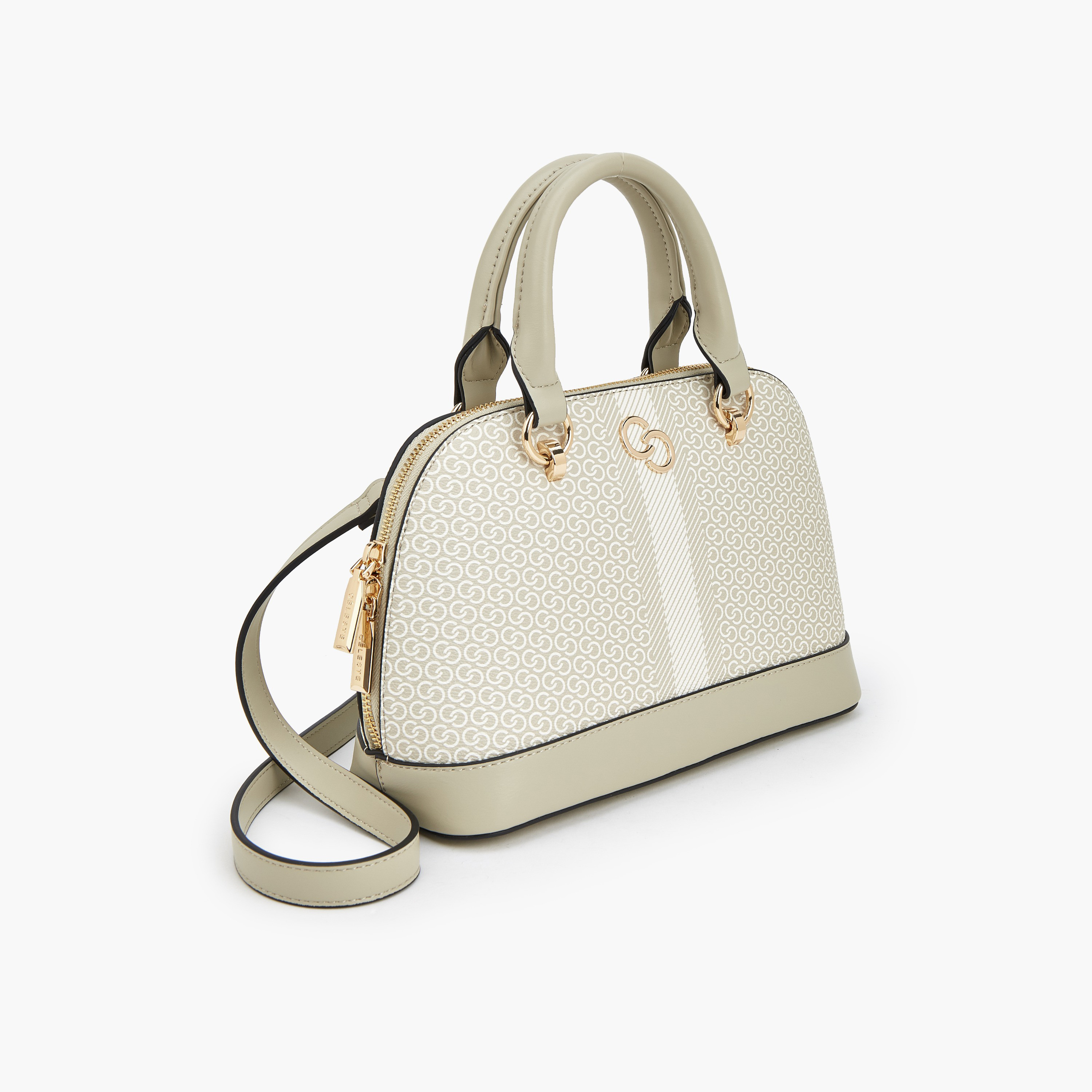 Celeste Monogram Print Dome Bag with Double Handle-women-bagsandwallets-handbags-image-5