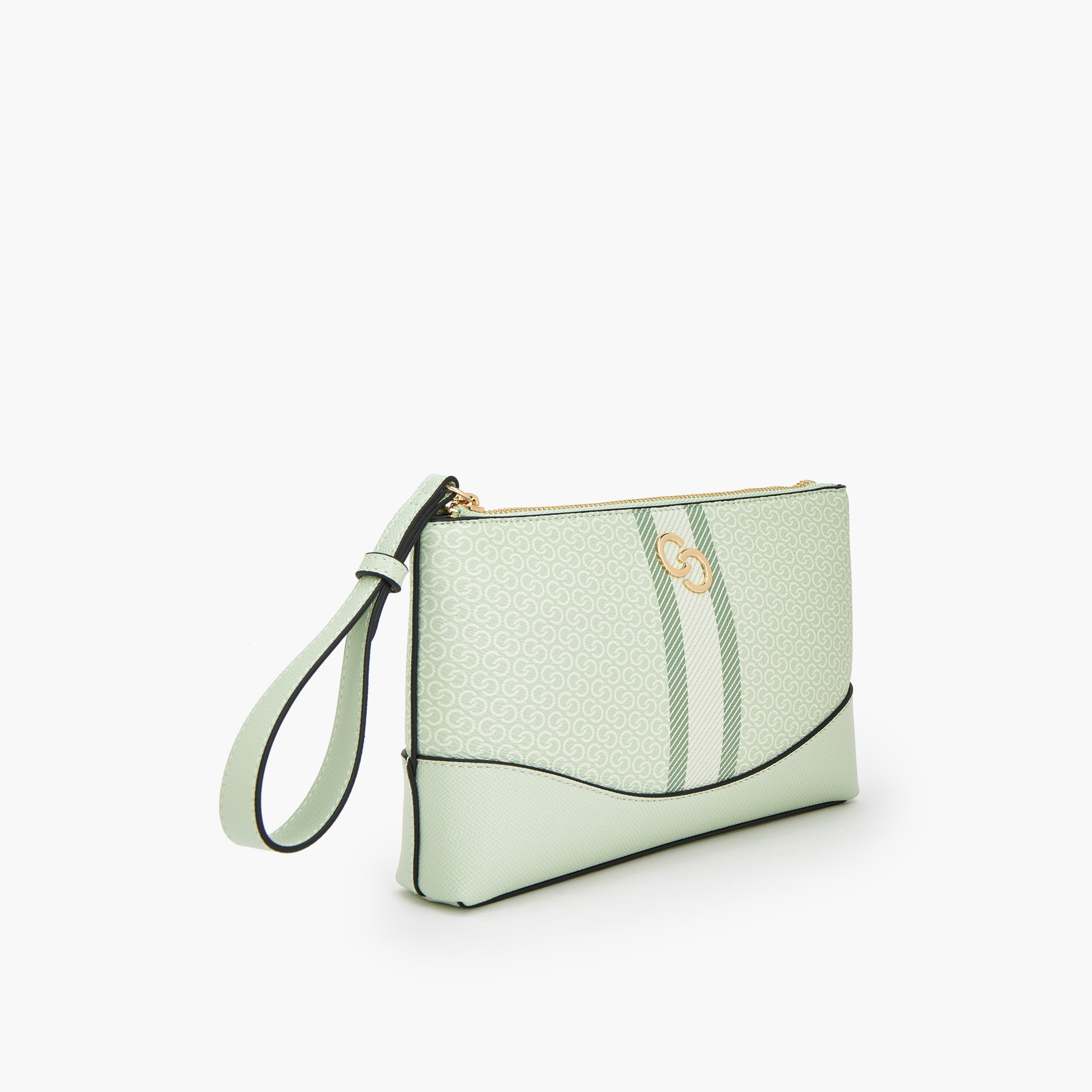 Celeste Monogram Print Clutch with Zip Closure-women-bagsandwallets-handbags-image-3