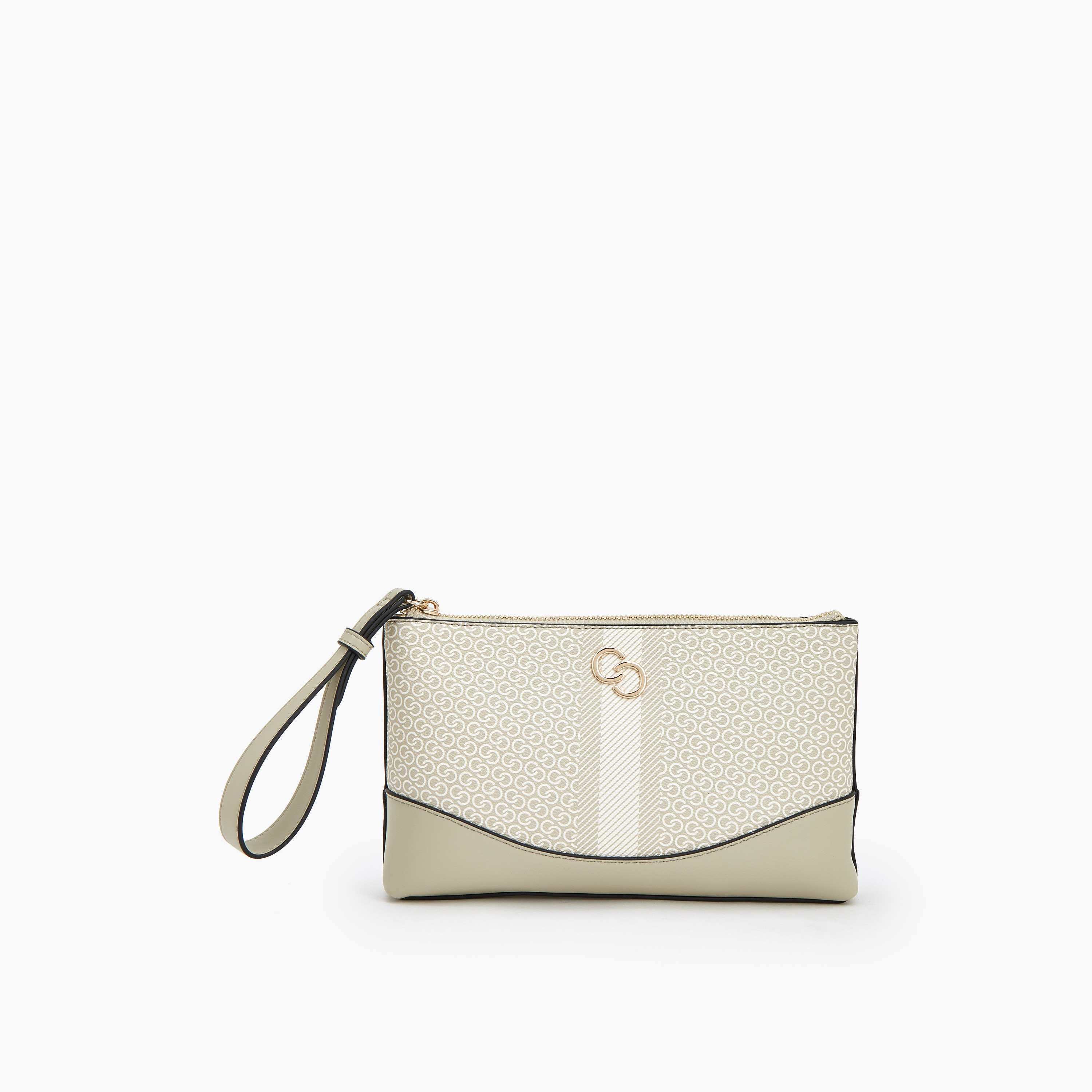 شنطة كلاتش بطبعات مونوجرام وسحاب إغلاق-women-bagsandwallets-handbags-image-2