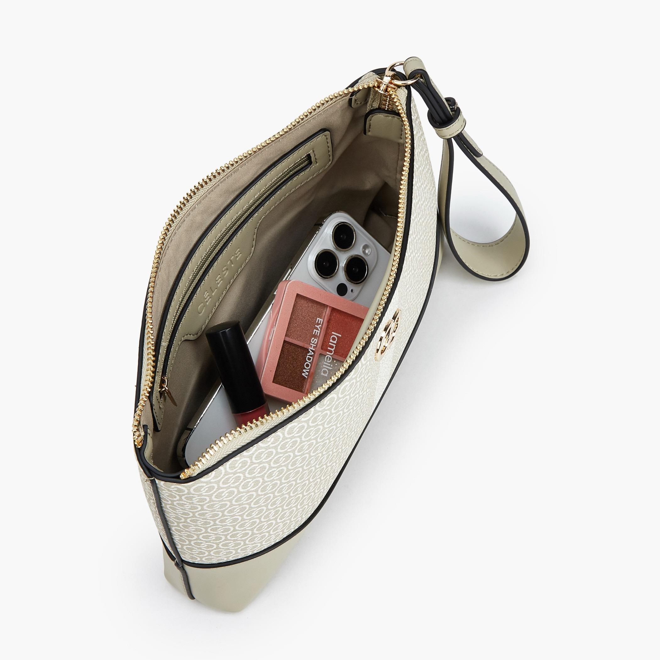 شنطة كلاتش بطبعات مونوجرام وسحاب إغلاق-women-bagsandwallets-handbags-image-7