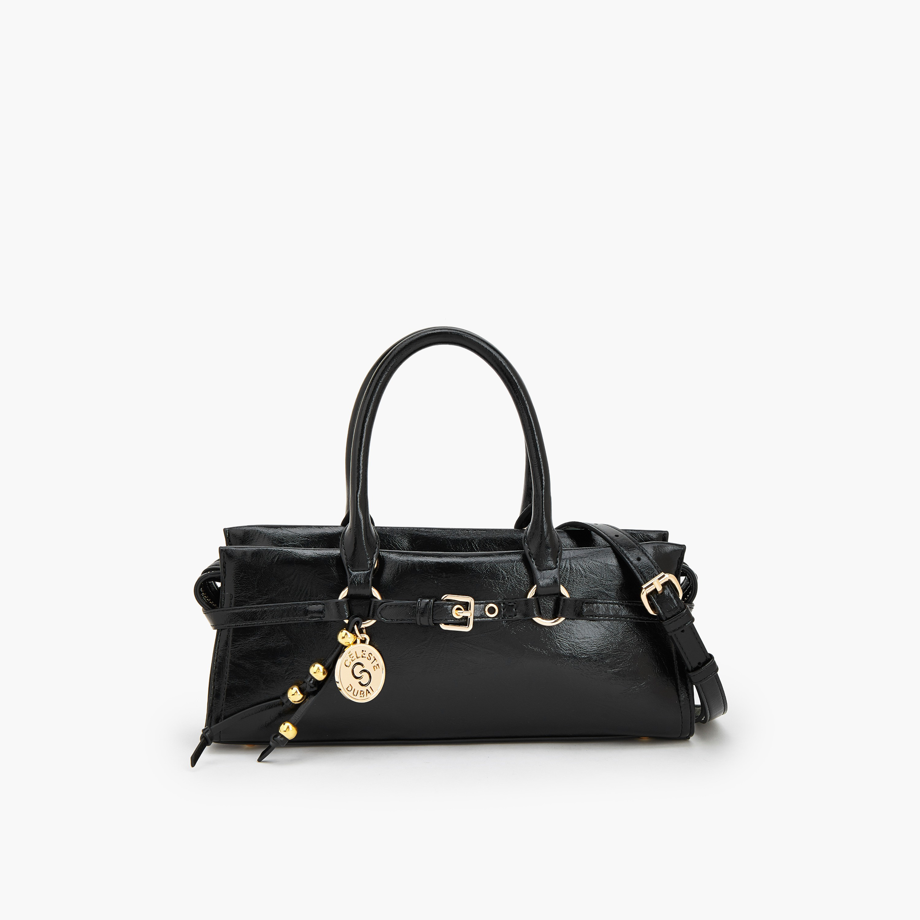 شنطة توتي بتفاصيل إبزيم ومقابض مزدوج من سيليست-women-bagsandwallets-handbags-image-1