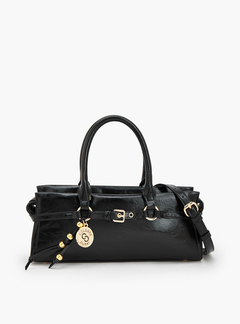 شنطة توتي بتفاصيل إبزيم ومقابض مزدوج من سيليست-women-bagsandwallets-handbags-image-1