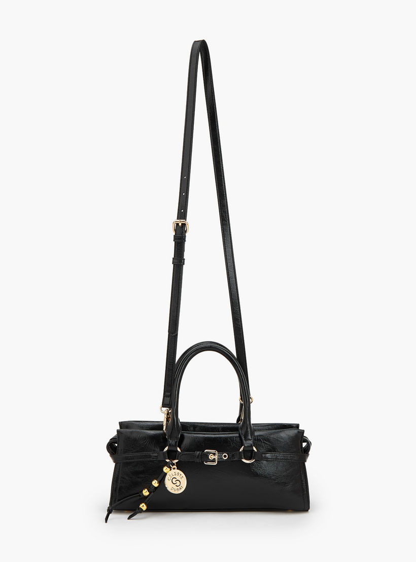 شنطة توتي بتفاصيل إبزيم ومقابض مزدوج من سيليست-women-bagsandwallets-handbags-image-3