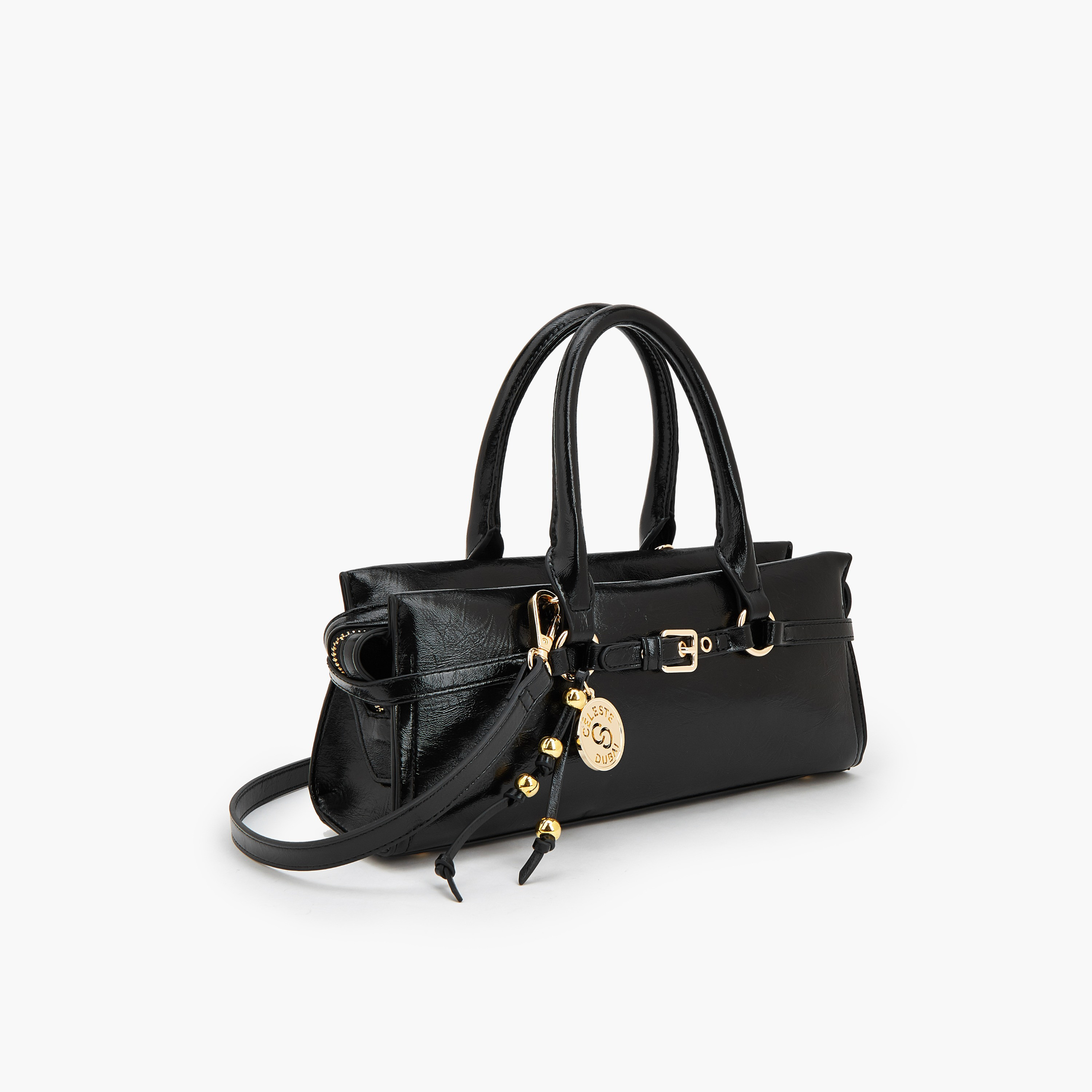 شنطة توتي بتفاصيل إبزيم ومقابض مزدوج من سيليست-women-bagsandwallets-handbags-image-4
