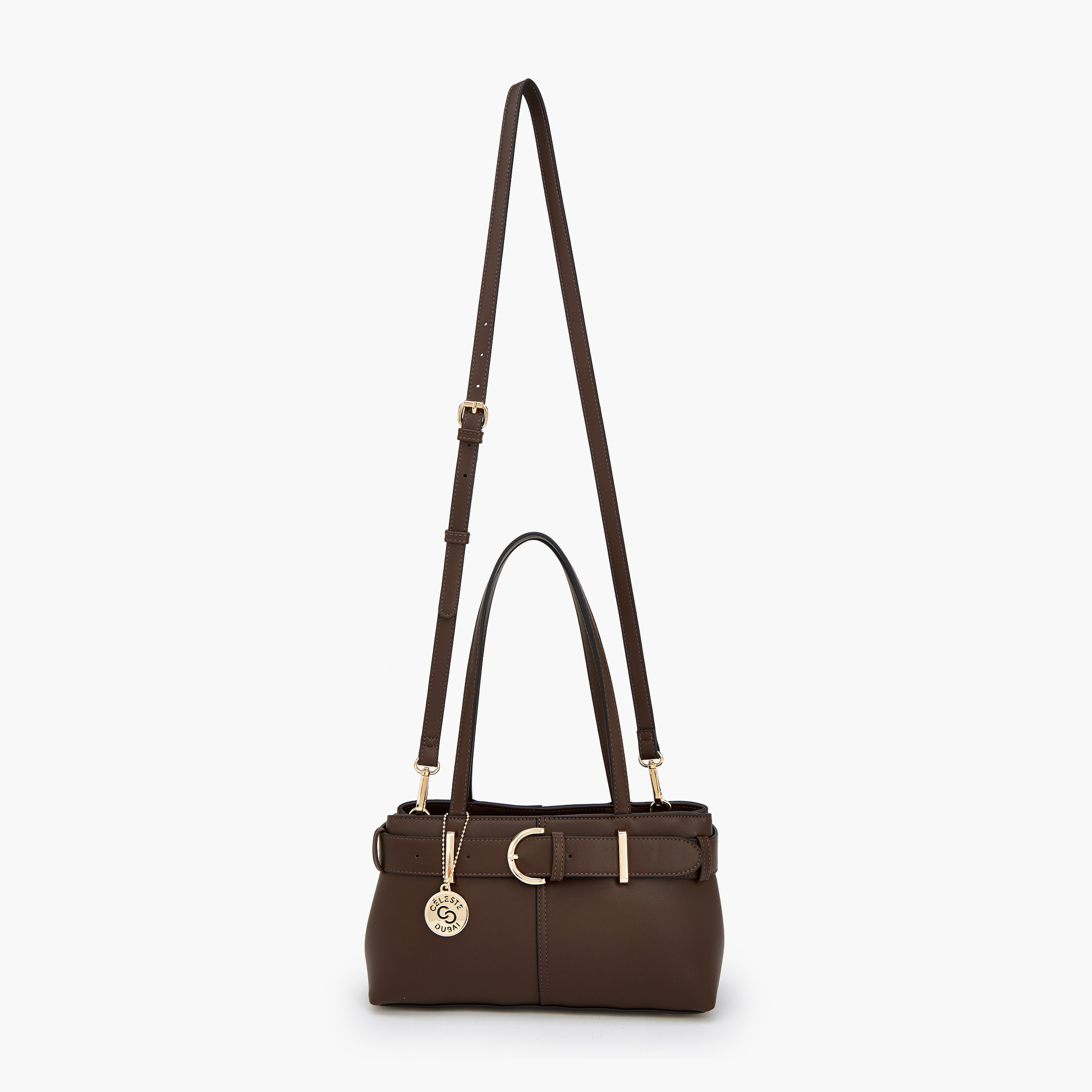 شنطة توتي بتفاصيل إبزيم ومقبض مزدوج من سيليست-women-bagsandwallets-handbags-image-3