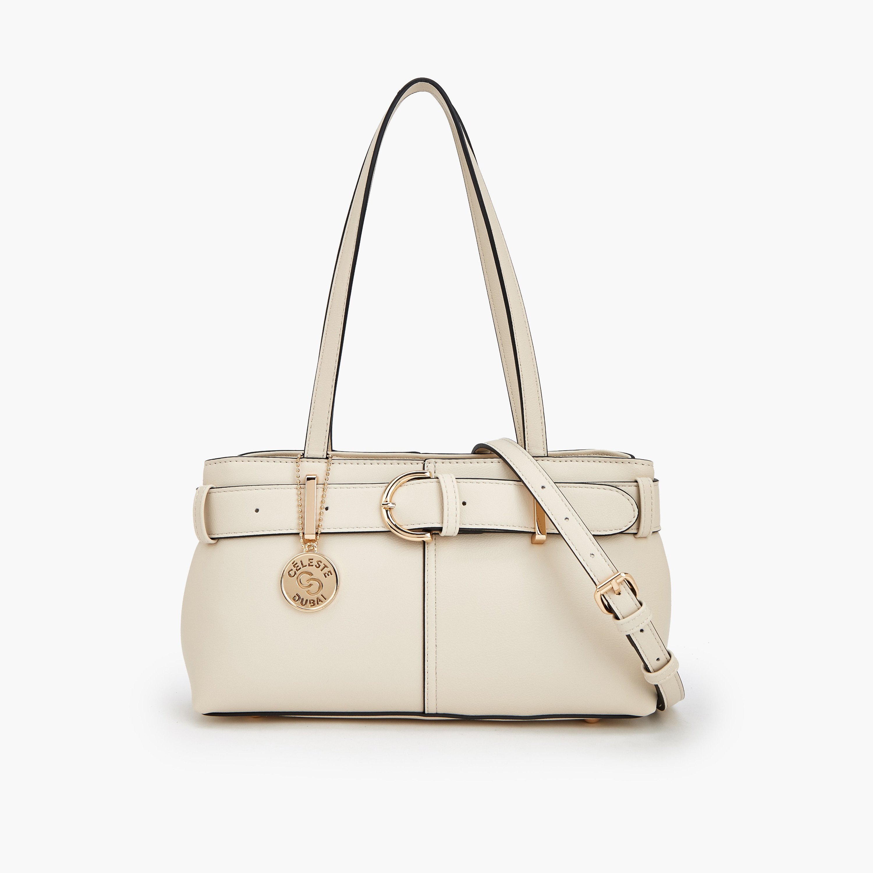 شنطة توتي بتفاصيل إبزيم ومقبض مزدوج من سيليست-women-bagsandwallets-handbags-image-1