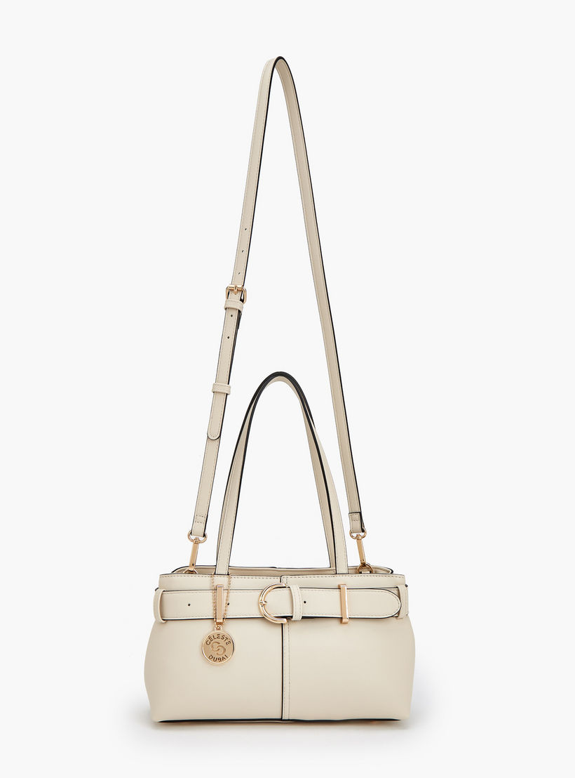 شنطة توتي بتفاصيل إبزيم ومقبض مزدوج من سيليست-women-bagsandwallets-handbags-image-3
