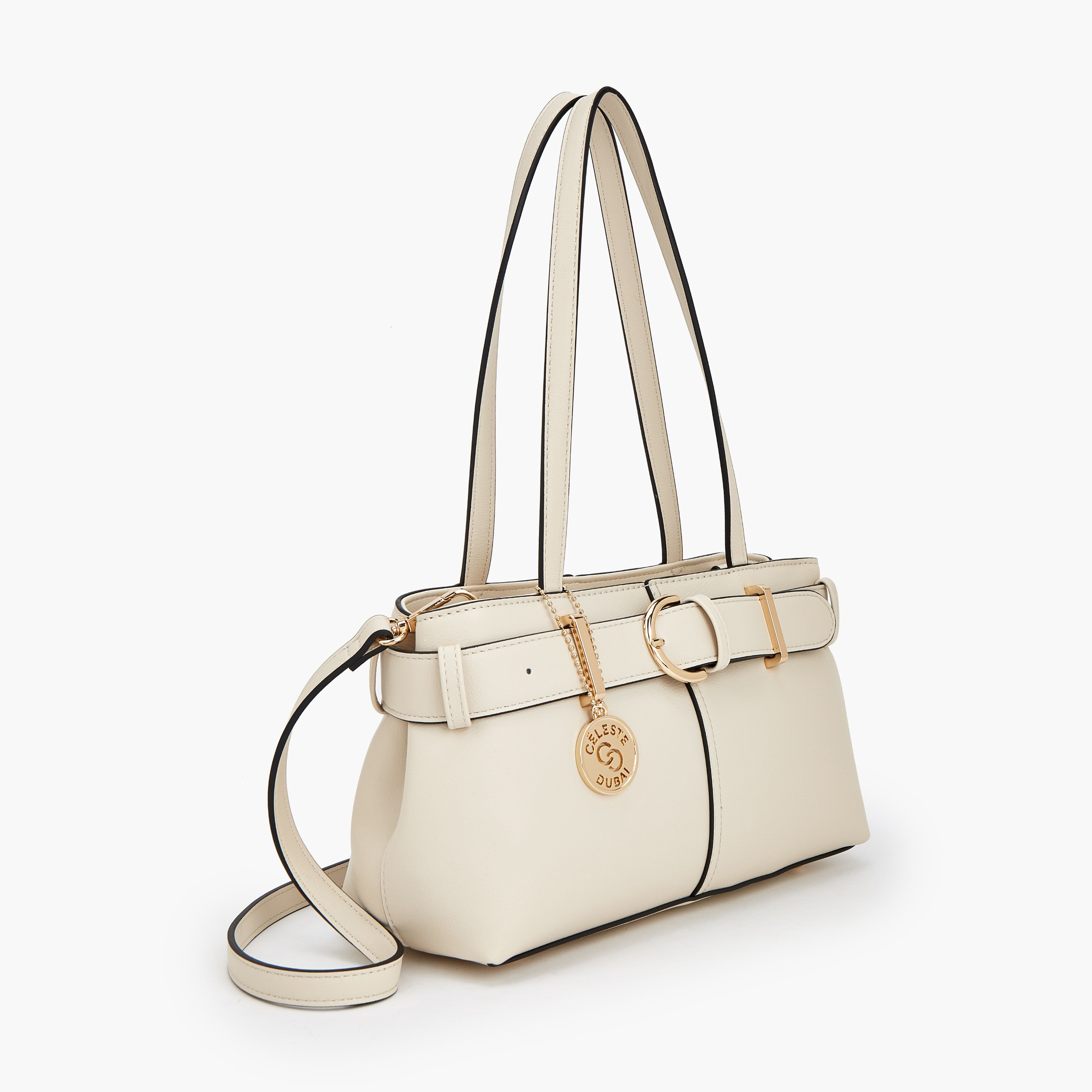 شنطة توتي بتفاصيل إبزيم ومقبض مزدوج من سيليست-women-bagsandwallets-handbags-image-4