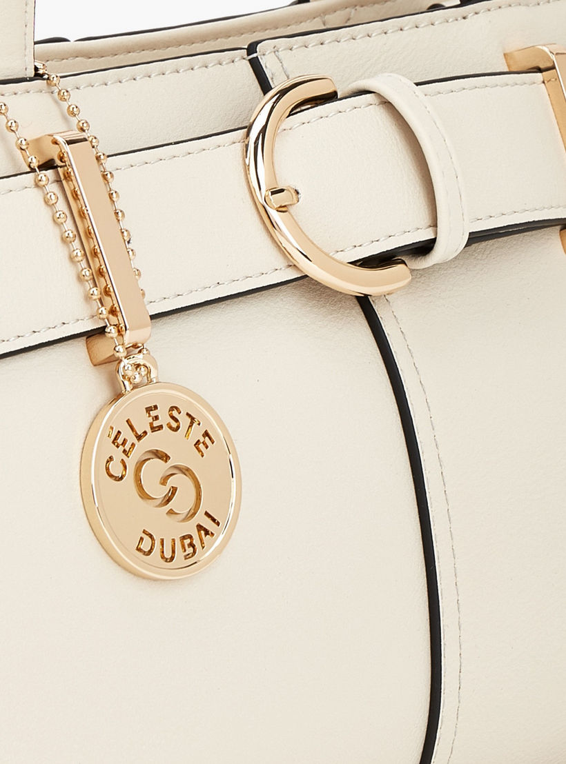 شنطة توتي بتفاصيل إبزيم ومقبض مزدوج من سيليست-women-bagsandwallets-handbags-image-5