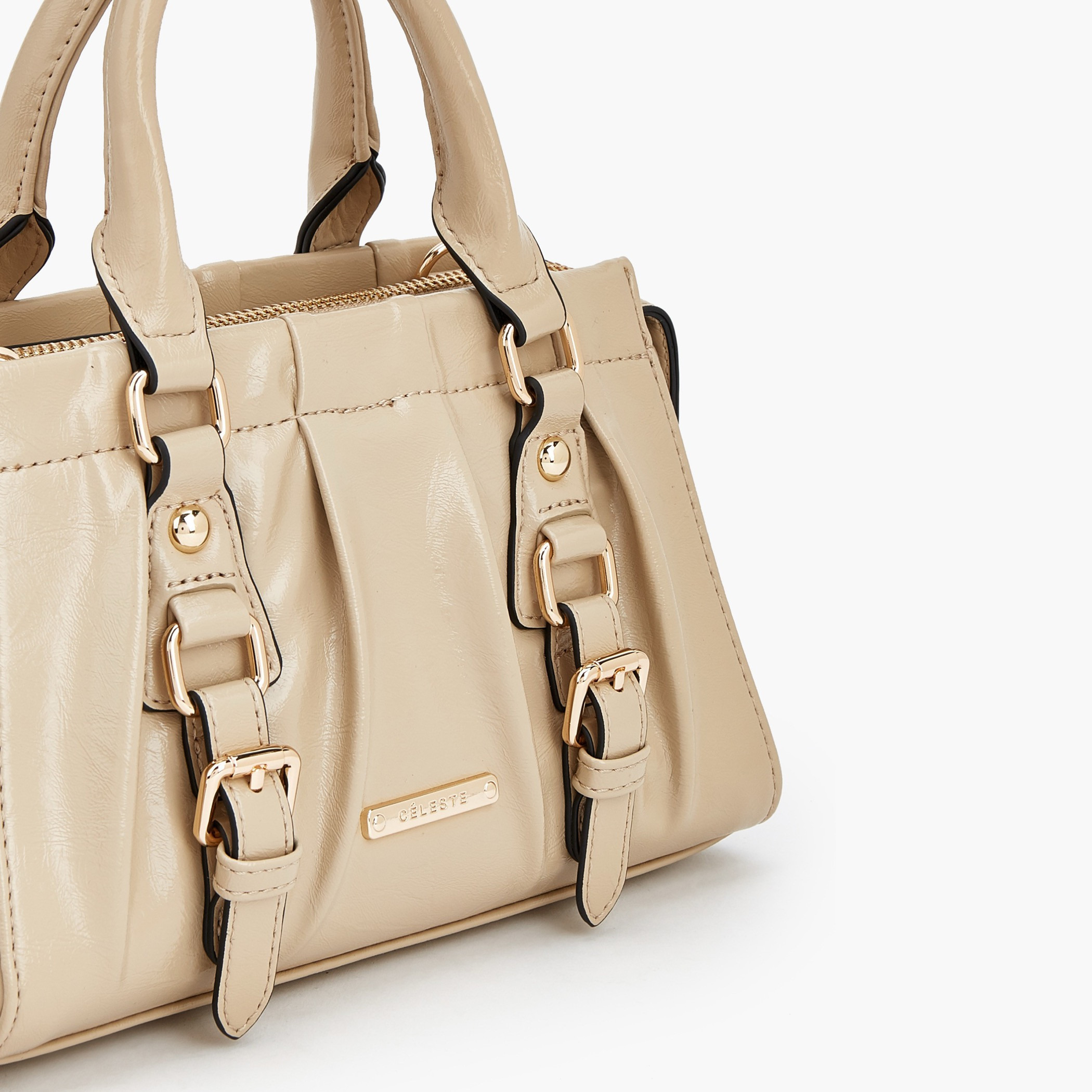 شنطة توتي بتفاصيل إبزيم ومقبض مزدوج من سيليست-women-bagsandwallets-handbags-image-5