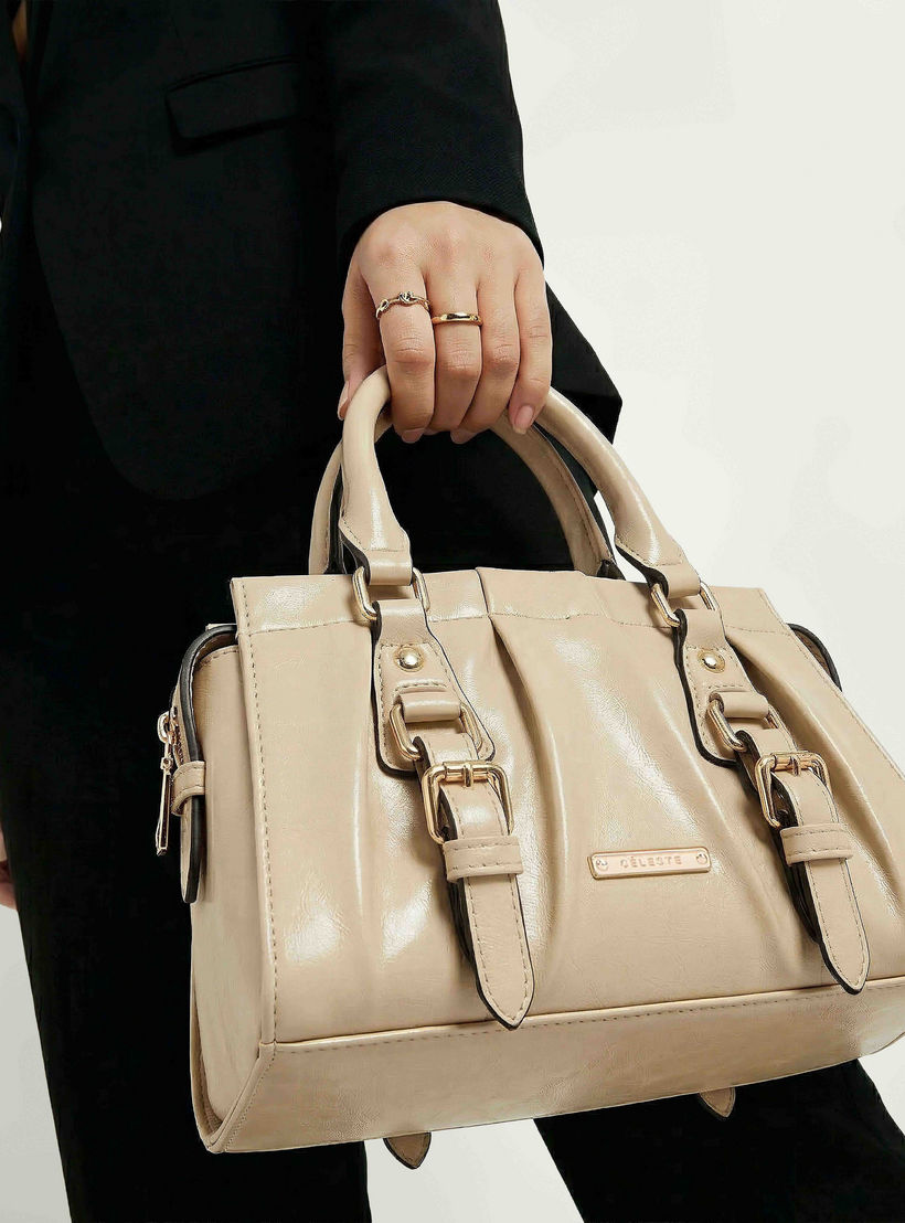 شنطة توتي بتفاصيل إبزيم ومقبض مزدوج من سيليست-women-bagsandwallets-handbags-image-8