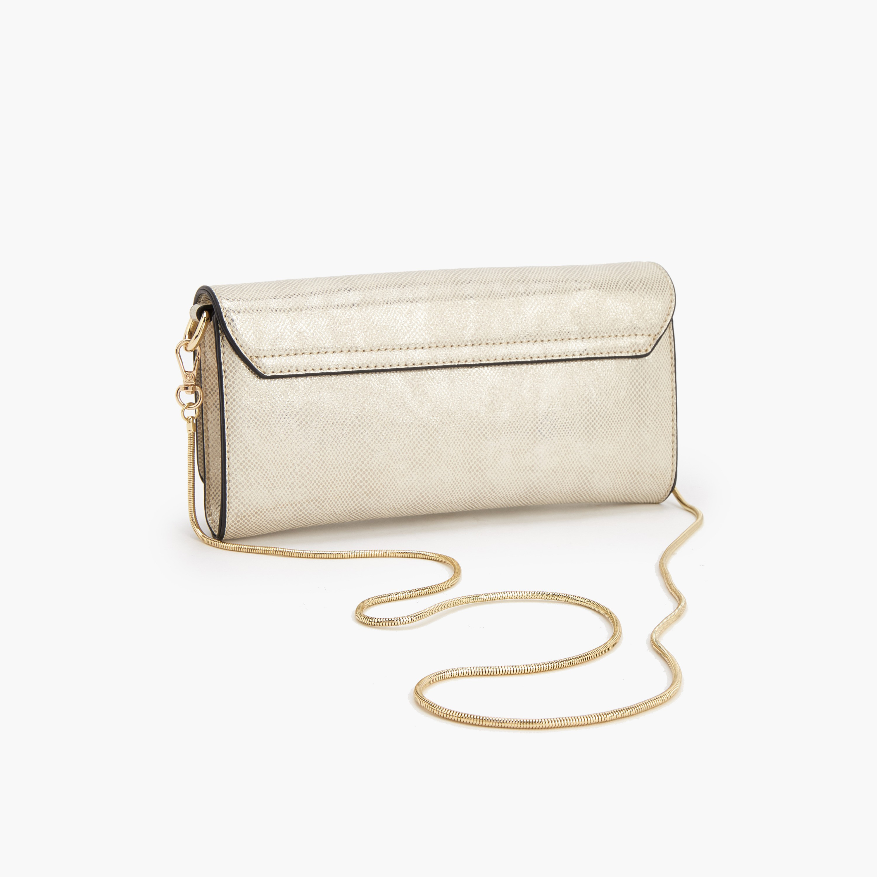شنطة كروس بودي بارزة الملمس بحزام سلسلة قابل للفصل من سيليست-women-bagsandwallets-handbags-image-5