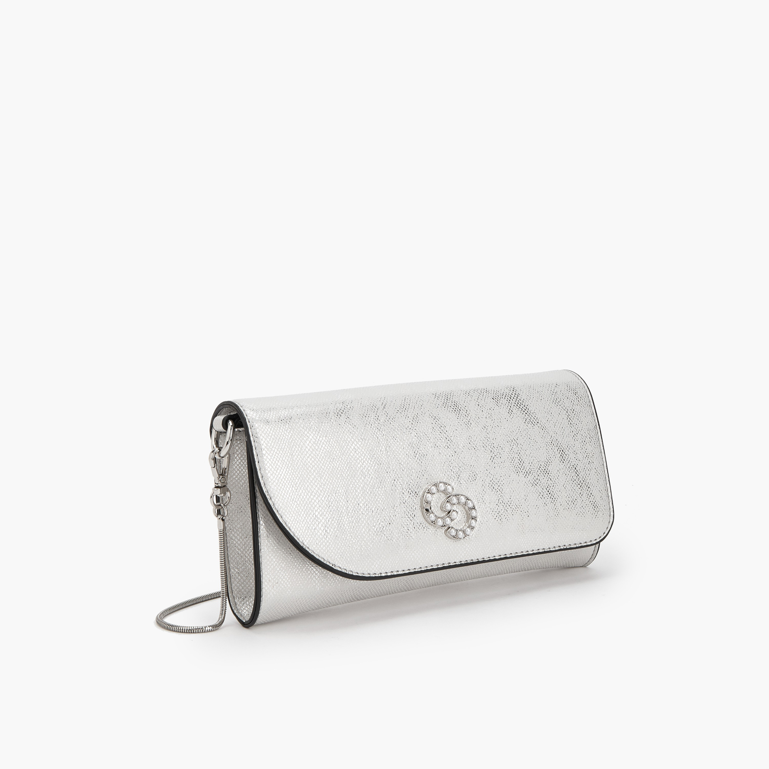 شنطة كروس بودي بارزة الملمس بحزام سلسلة قابل للفصل من سيليست-women-bagsandwallets-handbags-image-3
