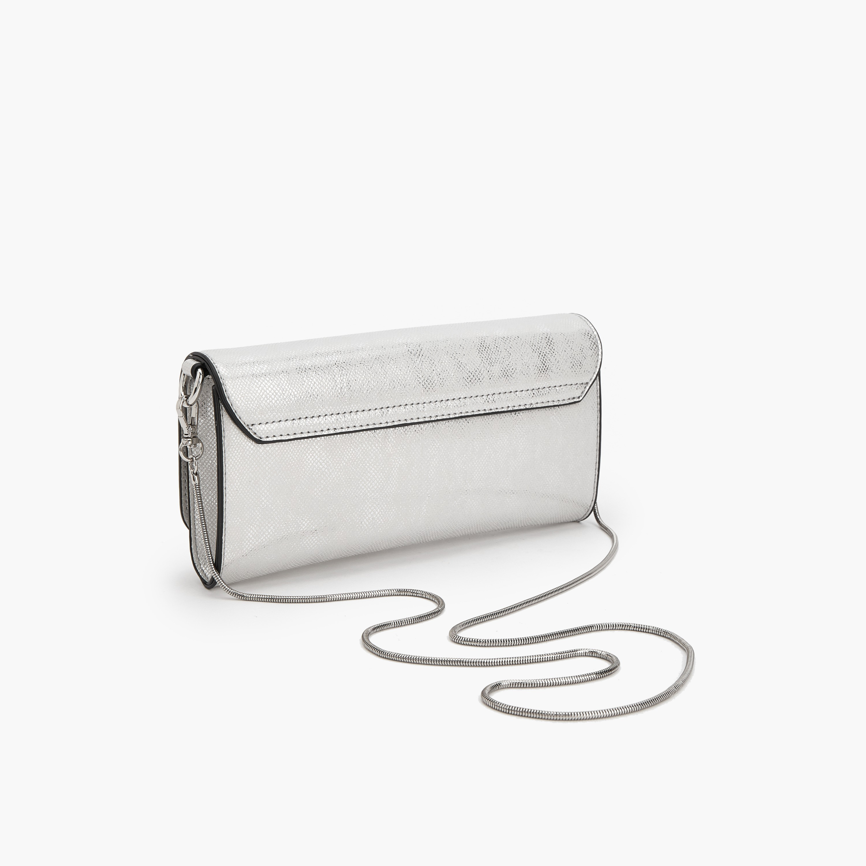 شنطة كروس بودي بارزة الملمس بحزام سلسلة قابل للفصل من سيليست-women-bagsandwallets-handbags-image-5