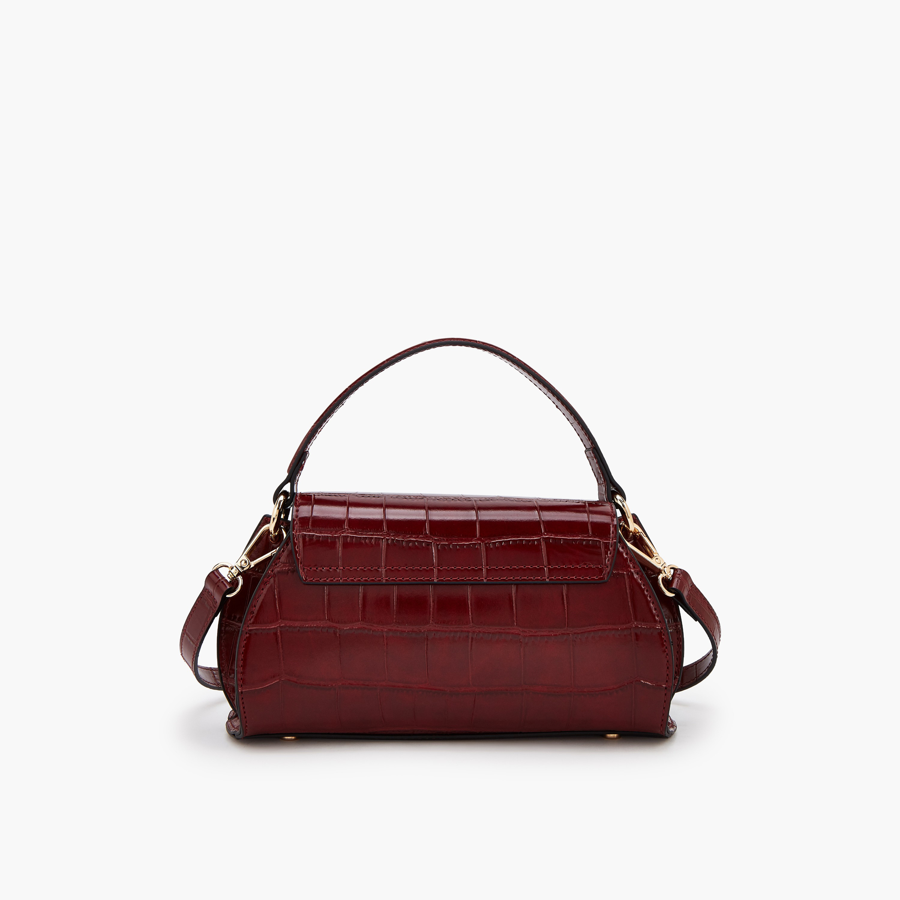 Celeste Textured Satchel Bag with Detachable Strap-women-bagsandwallets-handbags-image-5