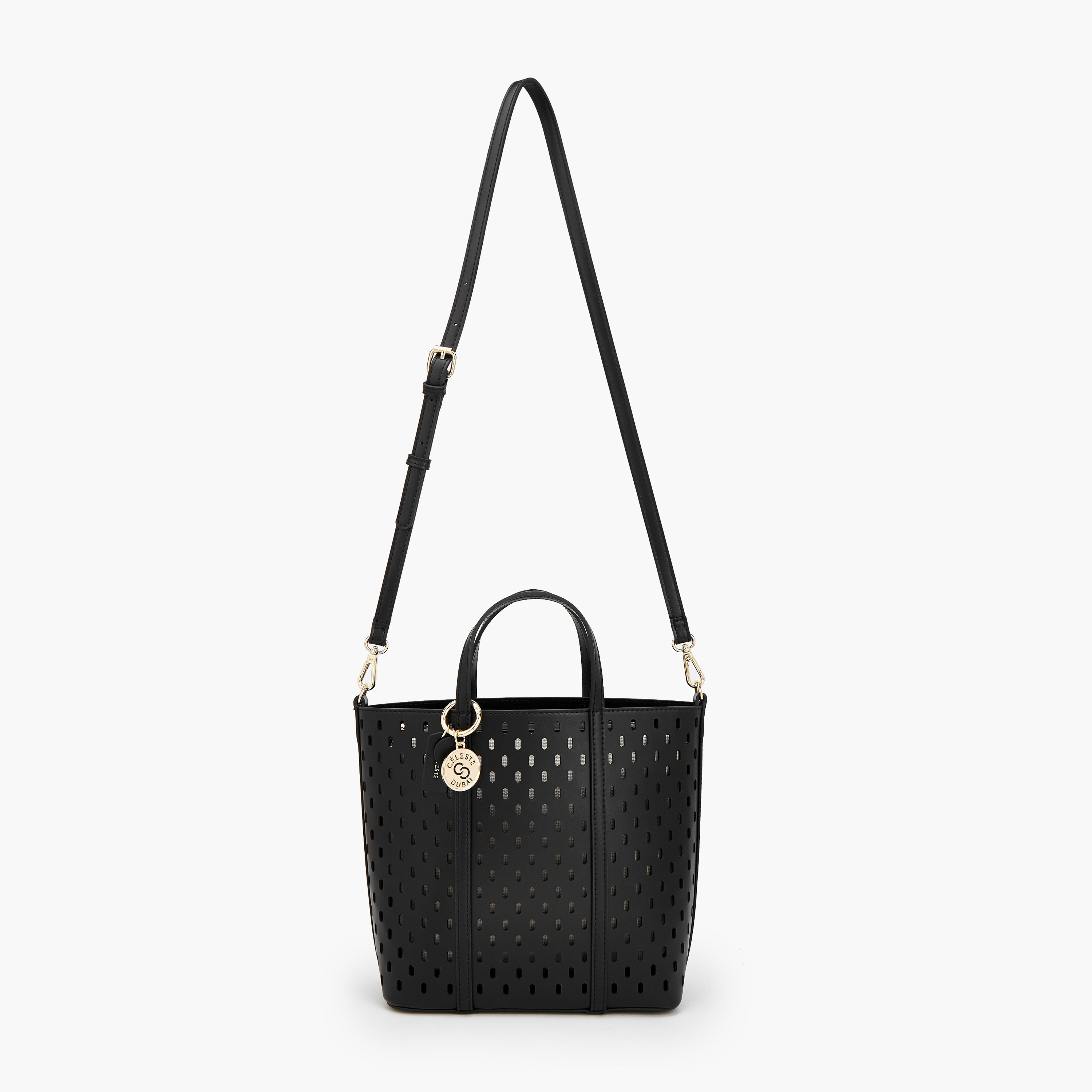 Celeste Cutout Detail Tote Bag with Pouch-women-bagsandwallets-handbags-image-2
