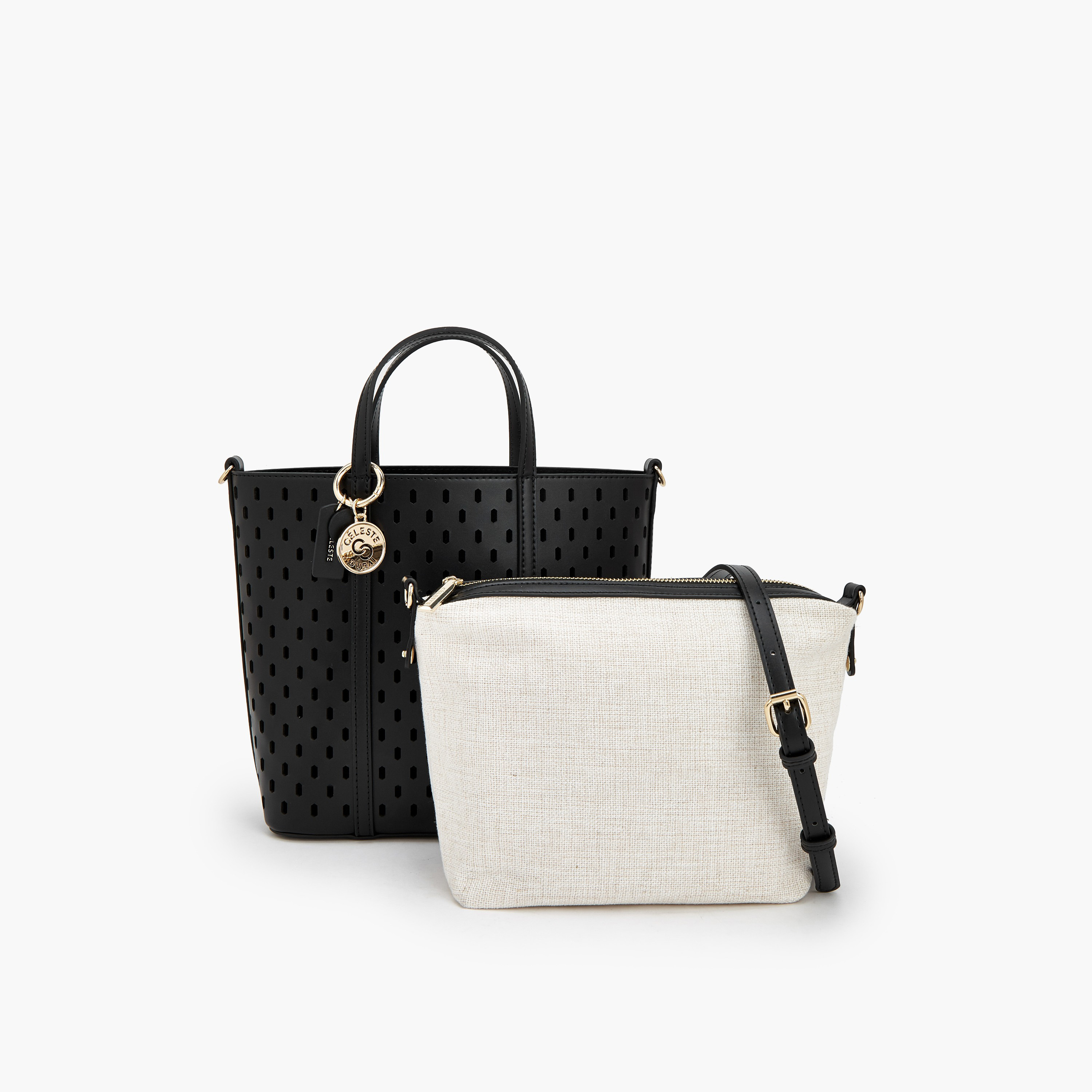 Celeste Cutout Detail Tote Bag with Pouch-women-bagsandwallets-handbags-image-7