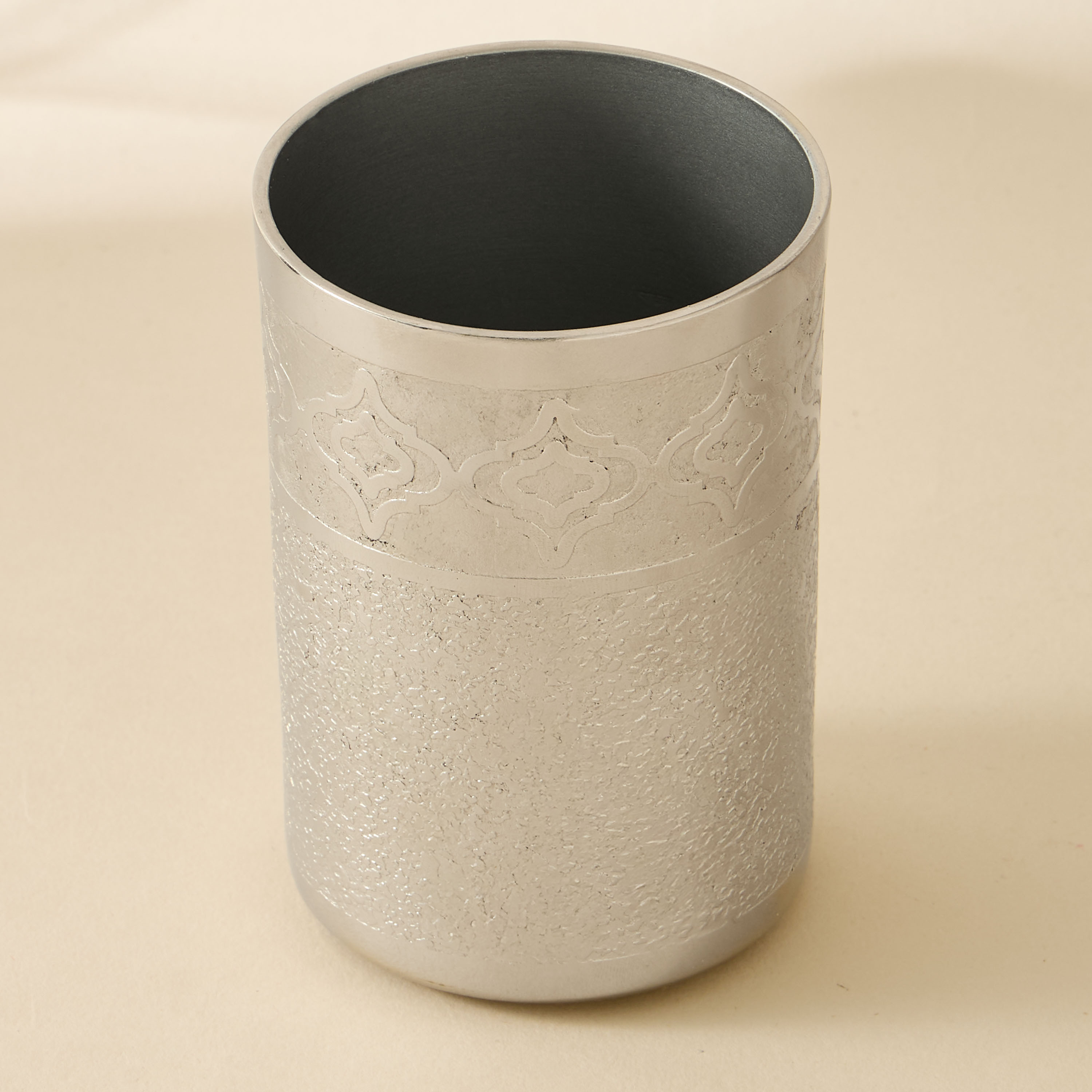 Mirage Embossed Stainless Steel Tumbler-household-bathandlaundry-bathaccessories-toothbrushholdersandtumblers-image-2