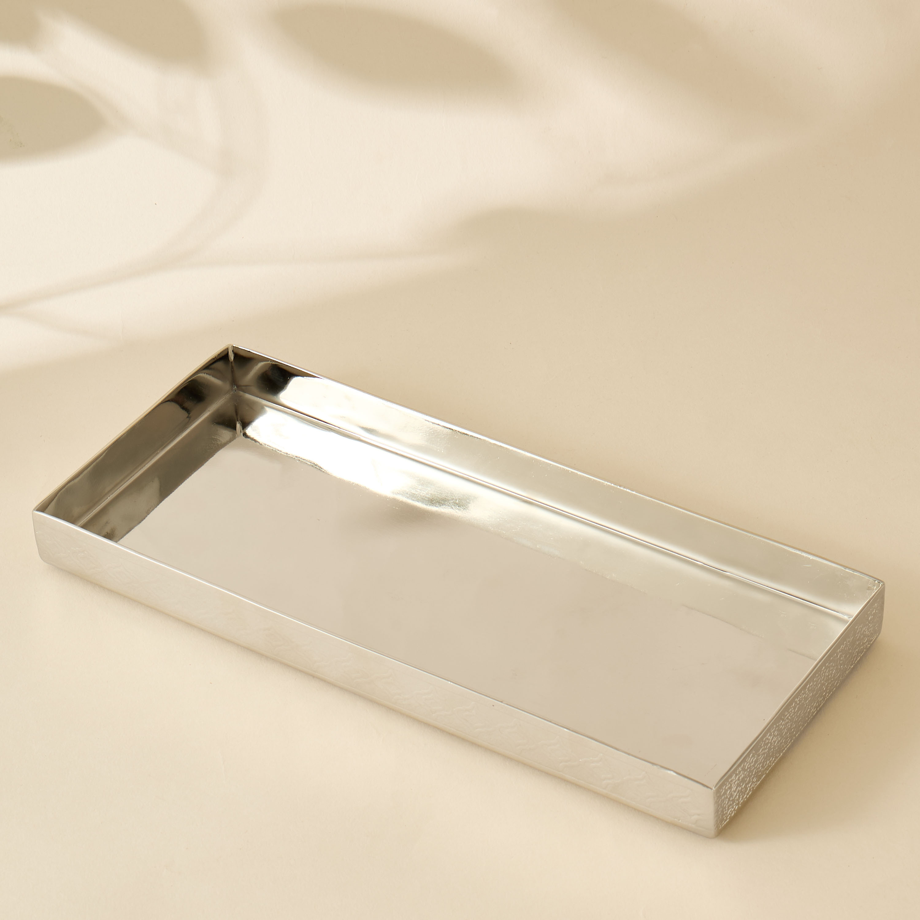 Mirage Embossed Stainless Steel Tray-household-bathandlaundry-bathaccessories-toweltraysandplatforms-image-2