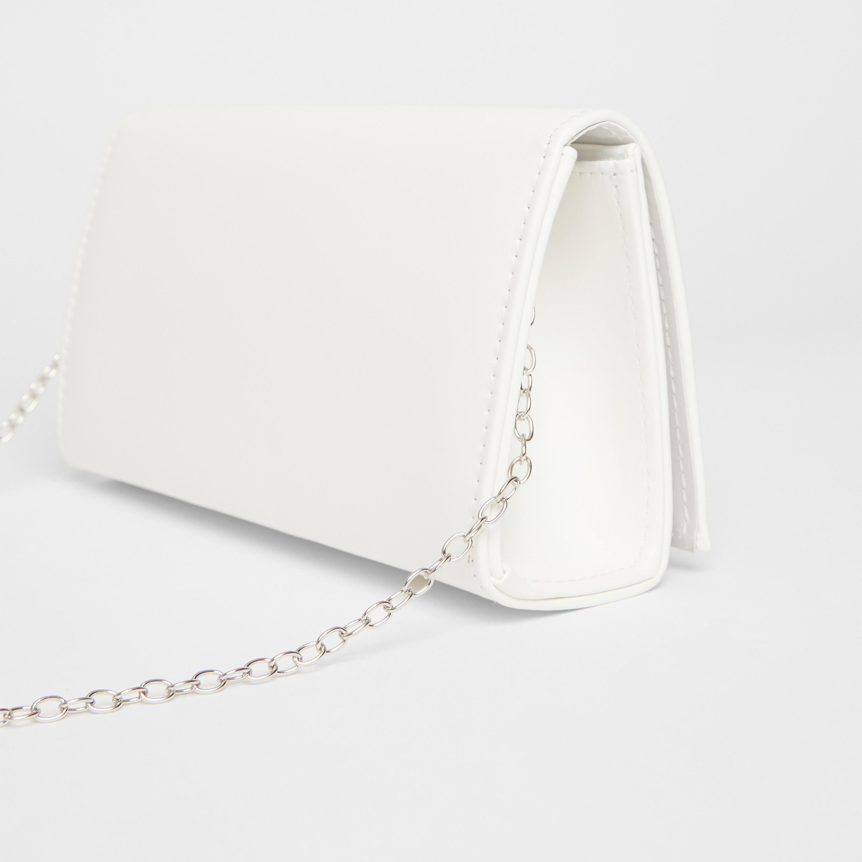 حقيبة كلتش من كويز بغطاء وحزام قابل للفصل | 21 × 5.5 × 11 سم-women-bagsandwallets-handbags-image-3