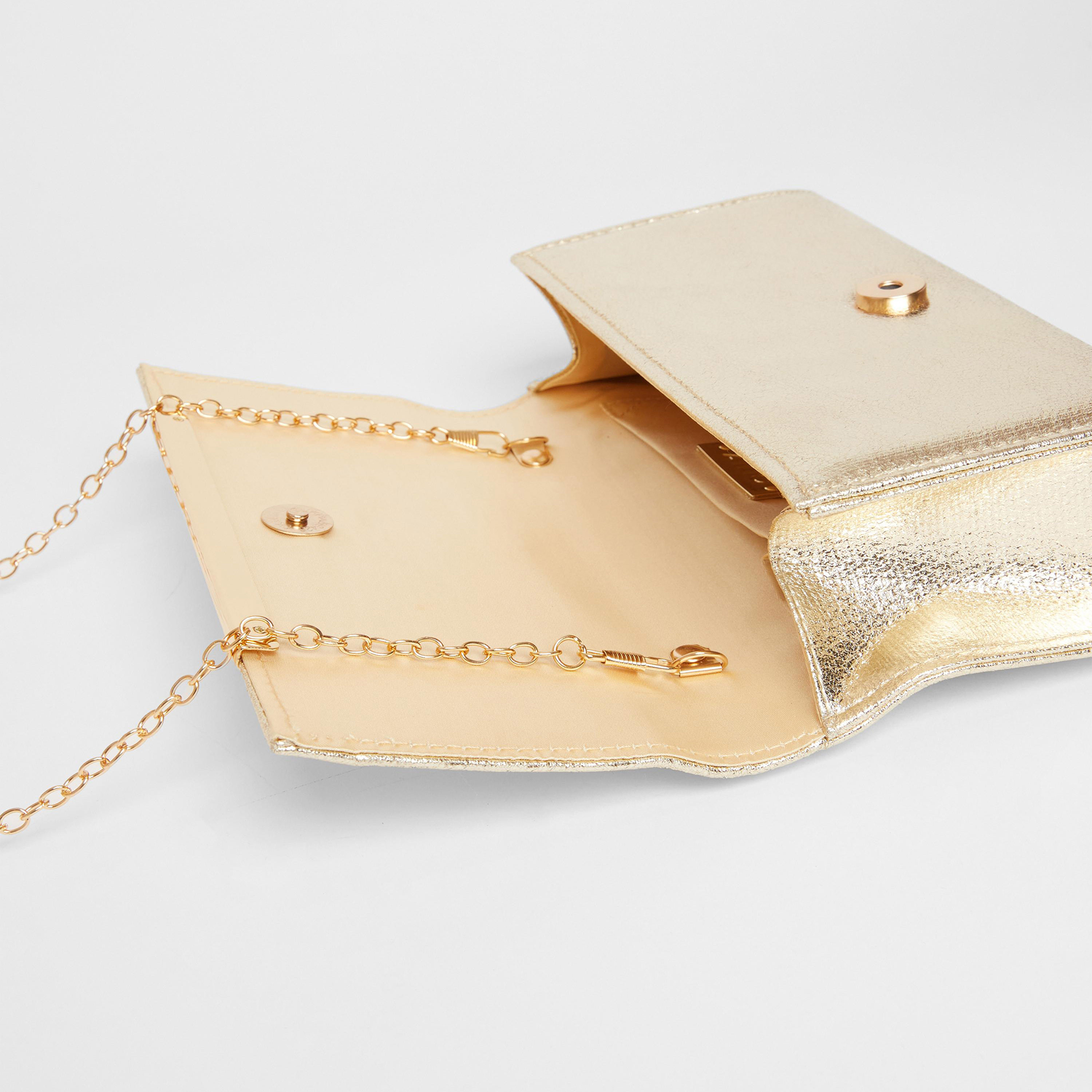 Quiz Clutch with Flap and Detachable Strap | 21 x 5.5 x 11 cm-women-bagsandwallets-handbags-image-4