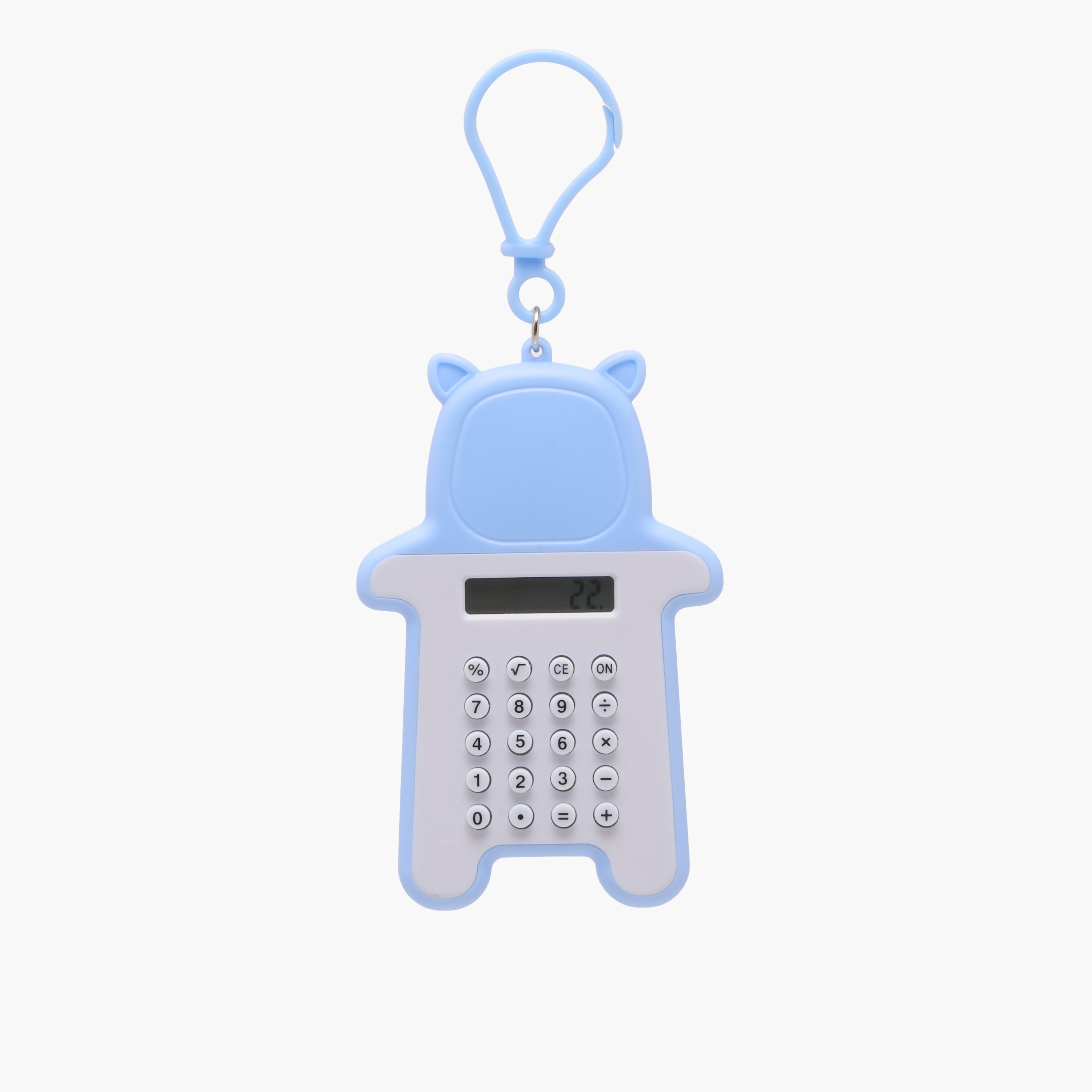 Keychain with Calculator Charm-girls-accessories-keyringsandbagcharms-image-1