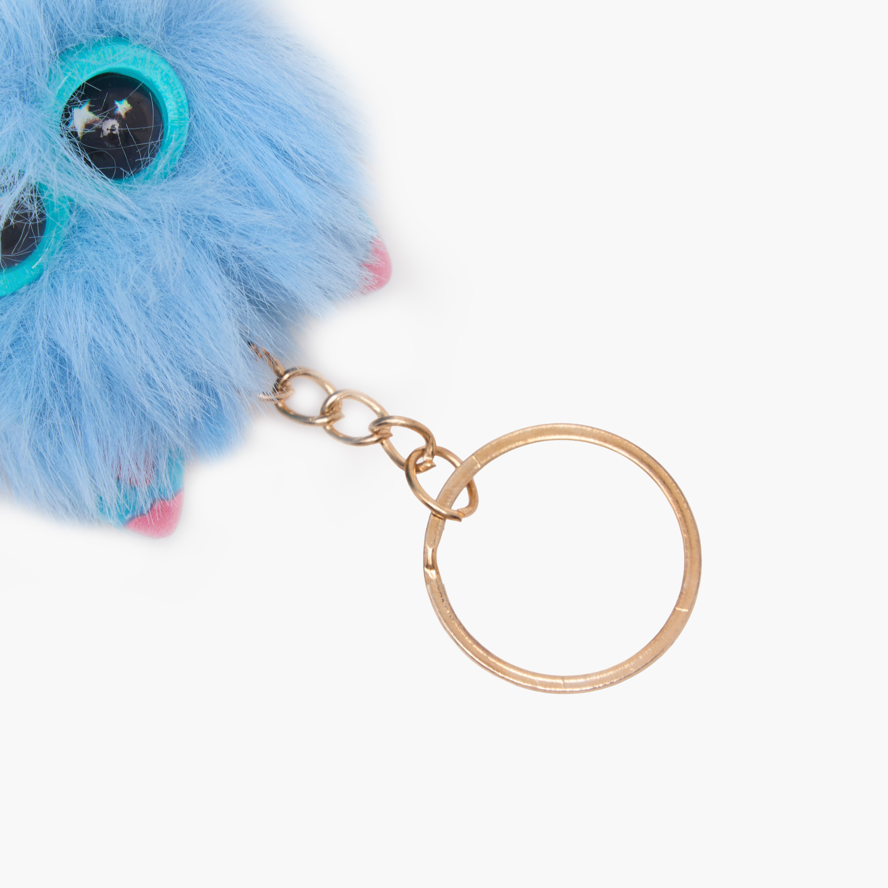 Keychain with Fluffy Kitty Charm-girls-accessories-keyringsandbagcharms-image-3