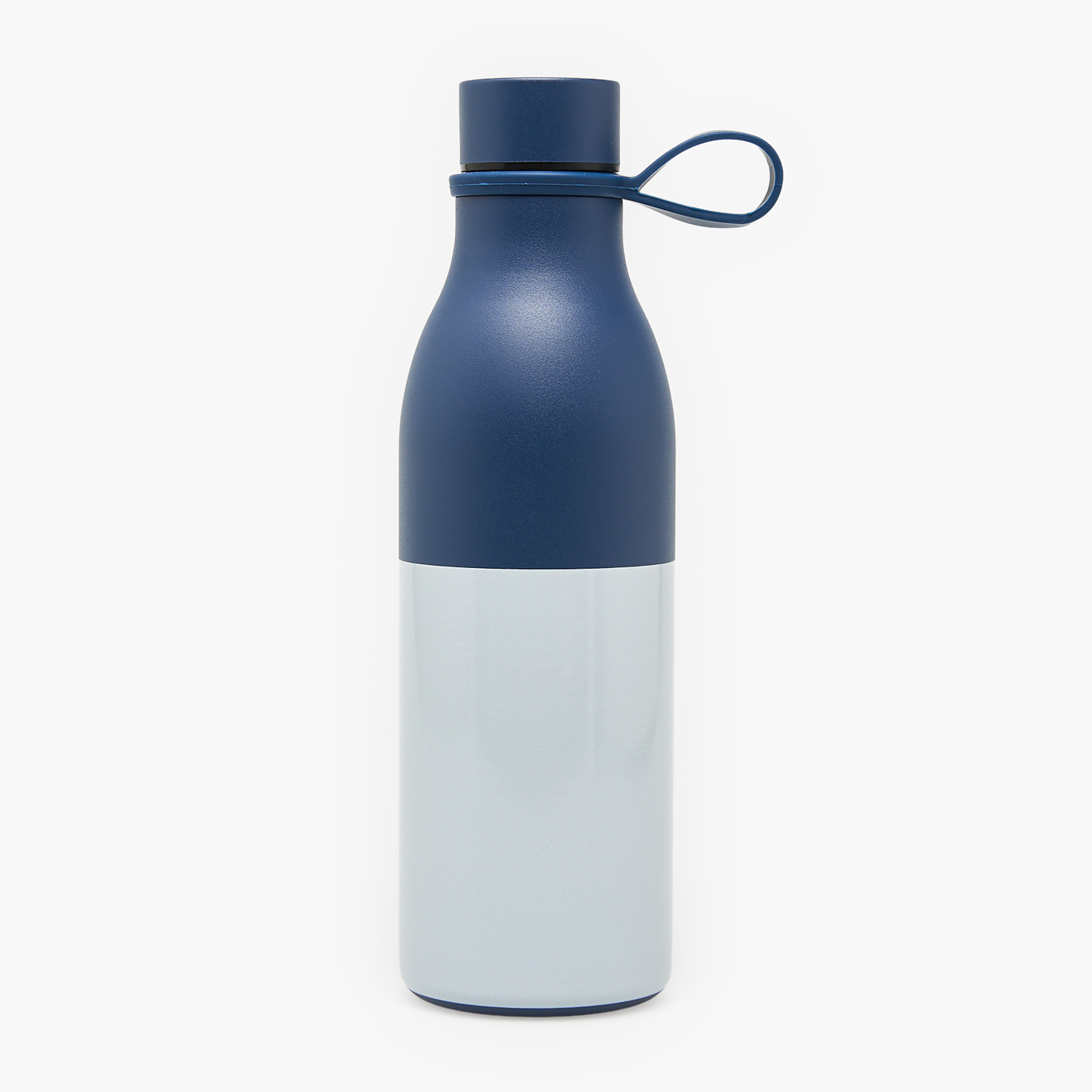 Findz Stainless Steel Double Wall Insulated Water Bottle with Silicone Handle - 500 ml-household-dining-drinkserveware-bottles-image-1