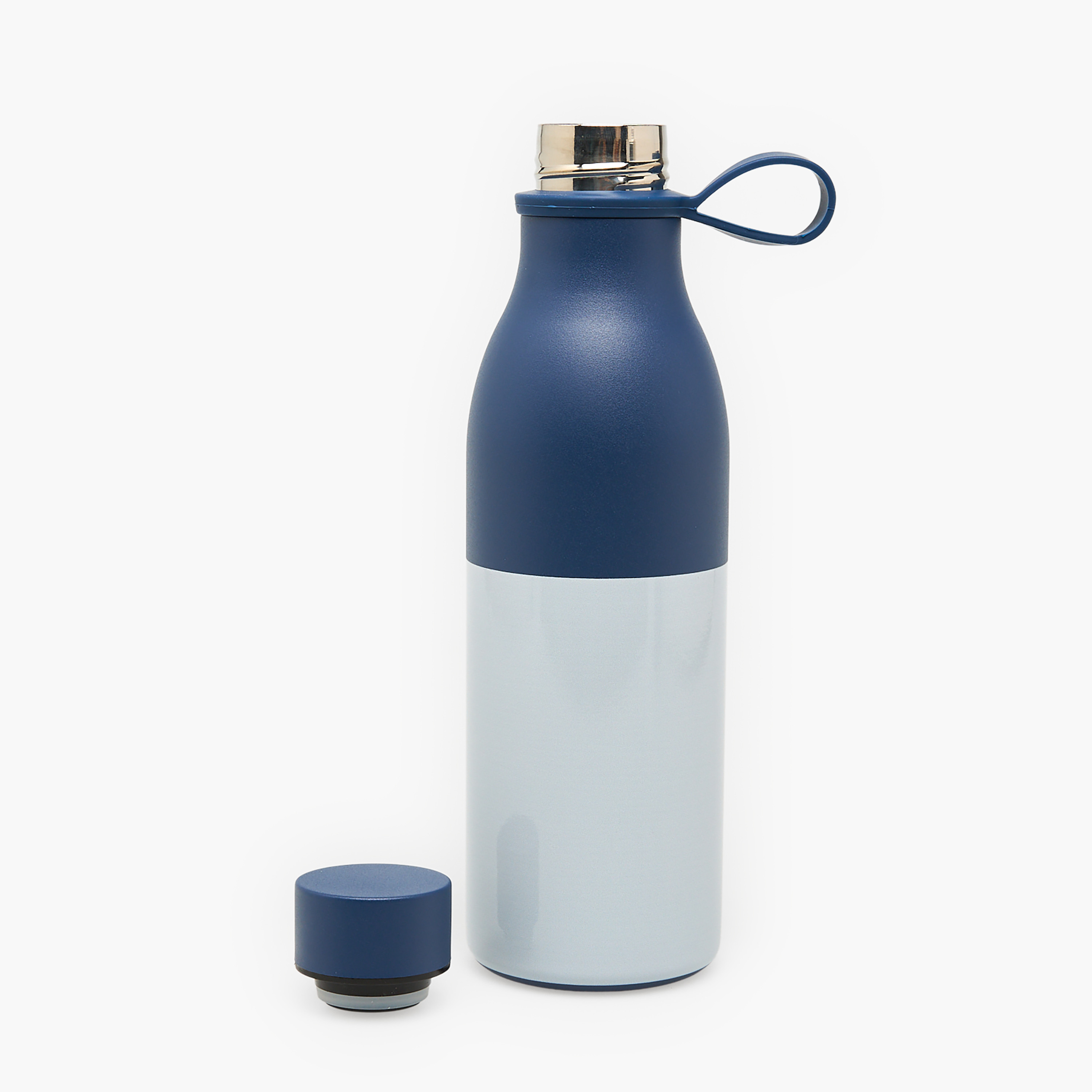 Findz Stainless Steel Double Wall Insulated Water Bottle with Silicone Handle - 500 ml-household-dining-drinkserveware-bottles-image-2