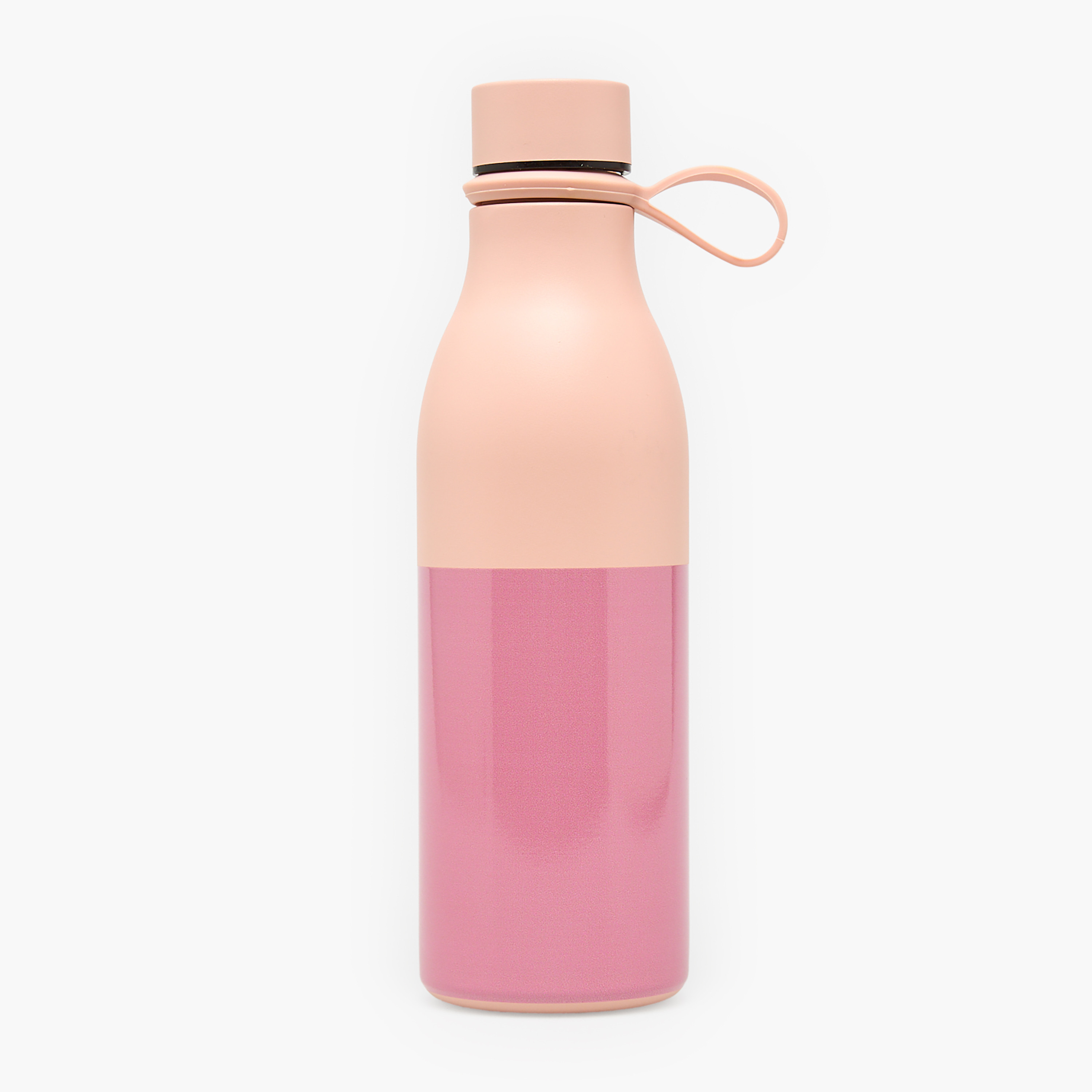 Findz Stainless Steel Double Wall Insulated Water Bottle with Silicone Handle - 500 ml-household-dining-drinkserveware-bottles-image-1